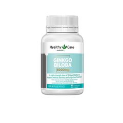 Viên uống bổ não Ginkgo Biloba 6000mg 60 Capsules