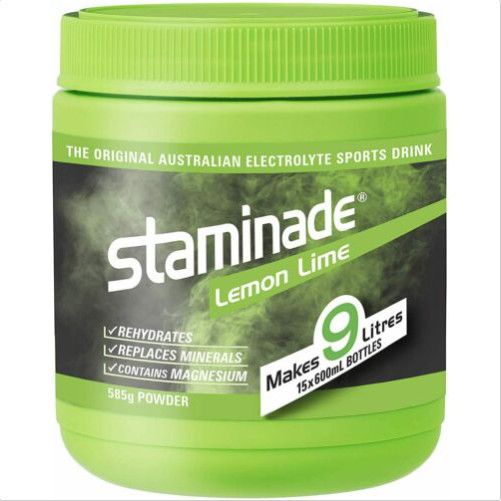 Đường thể thao vị chanh hỗ trợ tăng năng lượng Staminade Lemon Lime Powder của Úc 585g