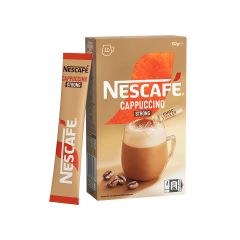 Nescafe Cappuccino Strong - Cafe Pha Sẵn Hộp 10 gói