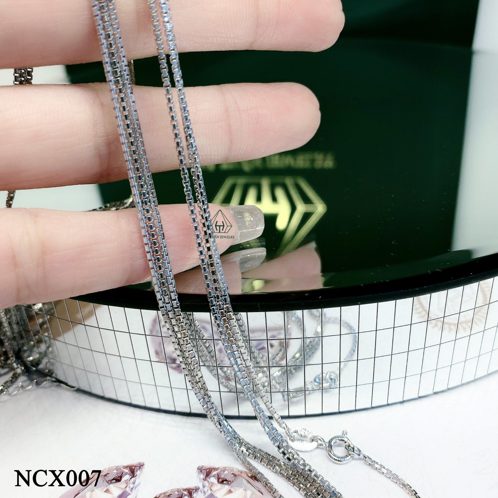 NCX007 1.2mm Dây chuyền hộp nhỏ