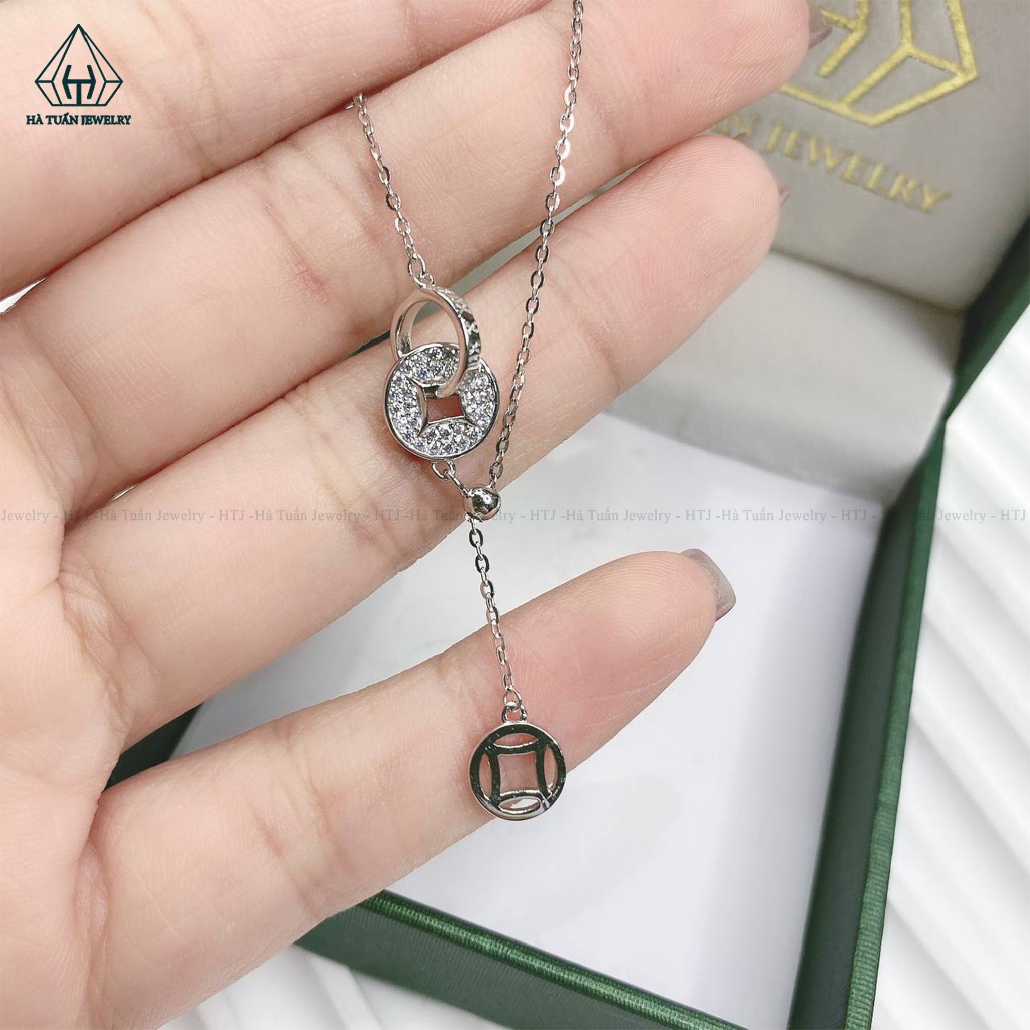 N503 Dây chuyền kim tiền treo