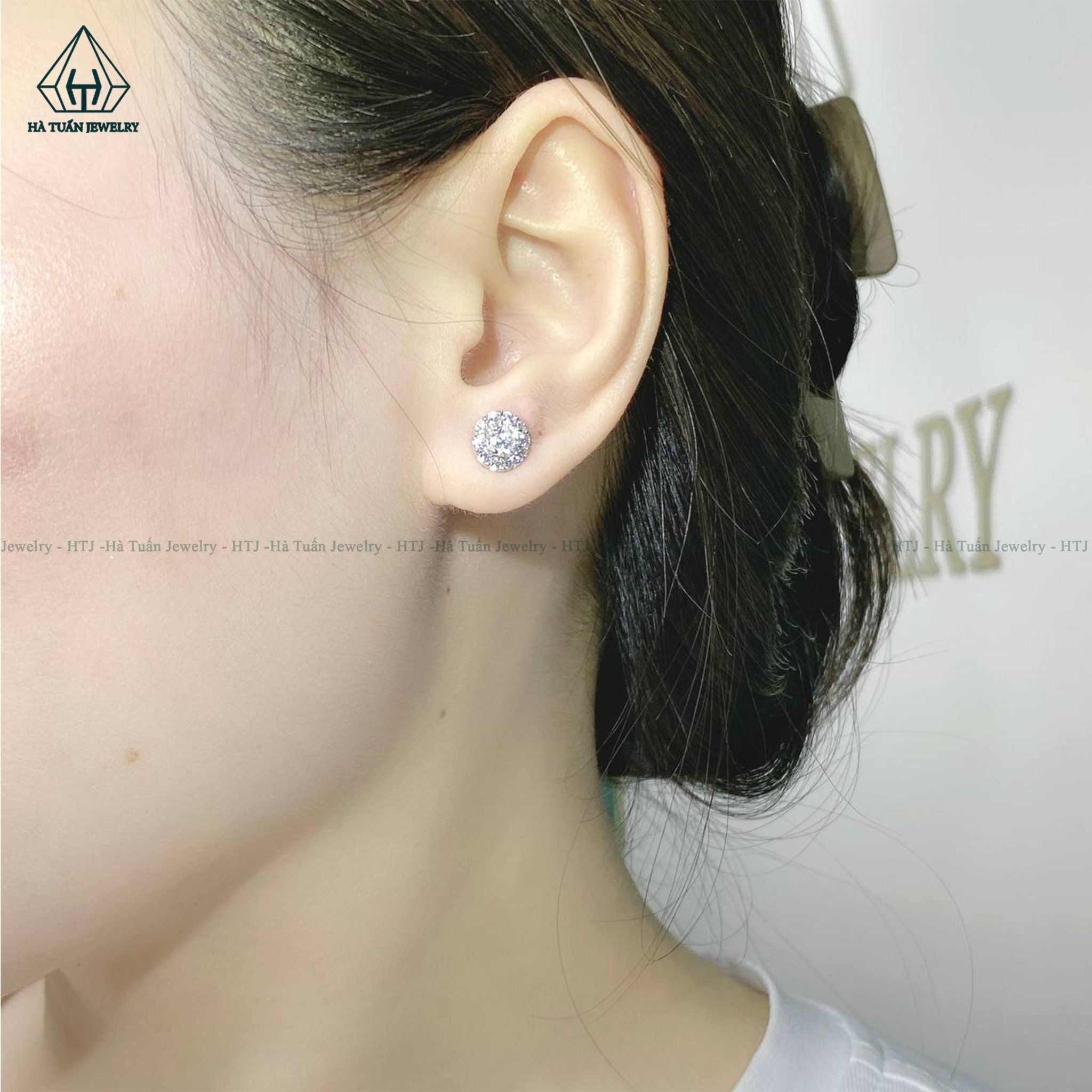 EX230 4mm Bông tai 10 cánh tròn