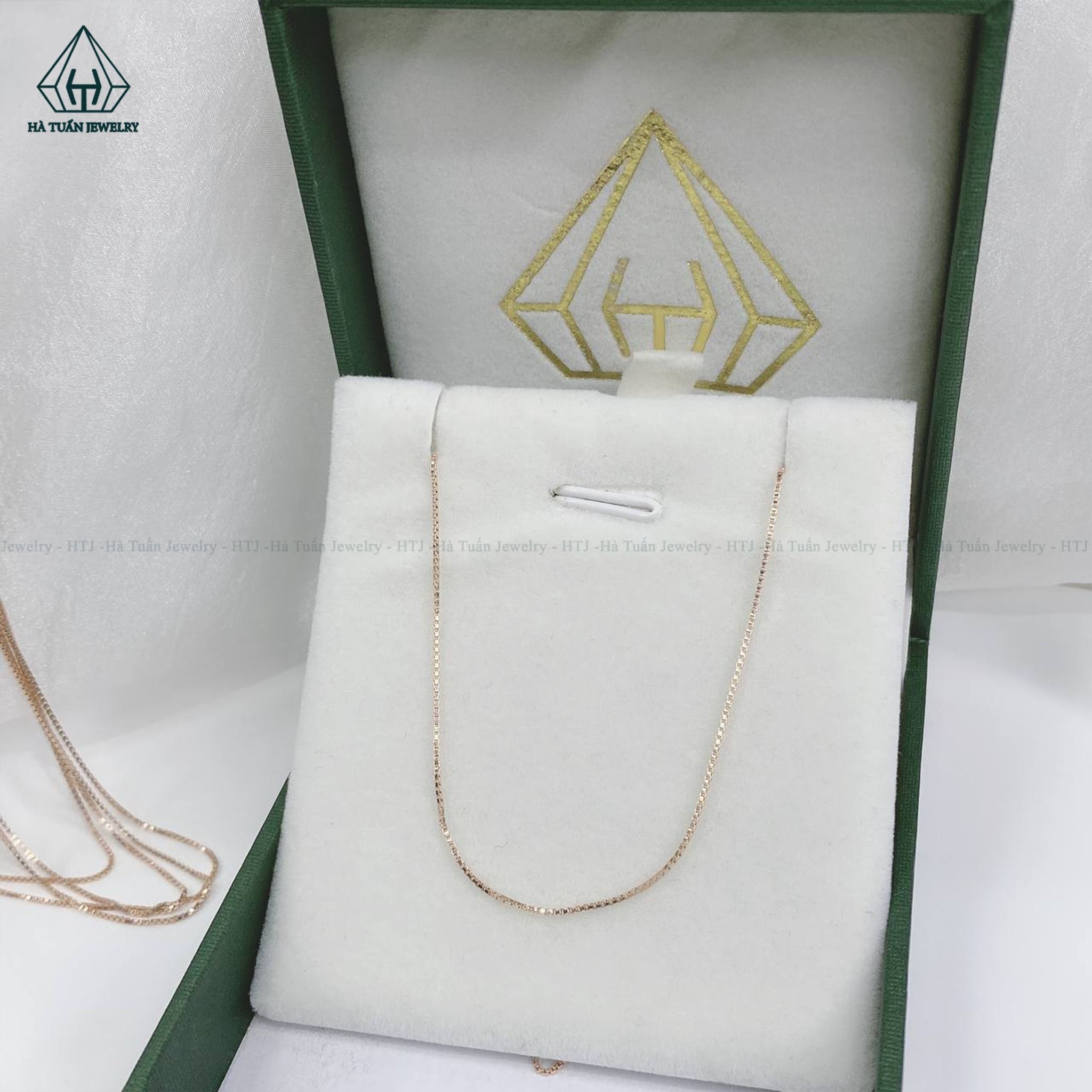 NC179 Dây chuyền xi vàng hồng