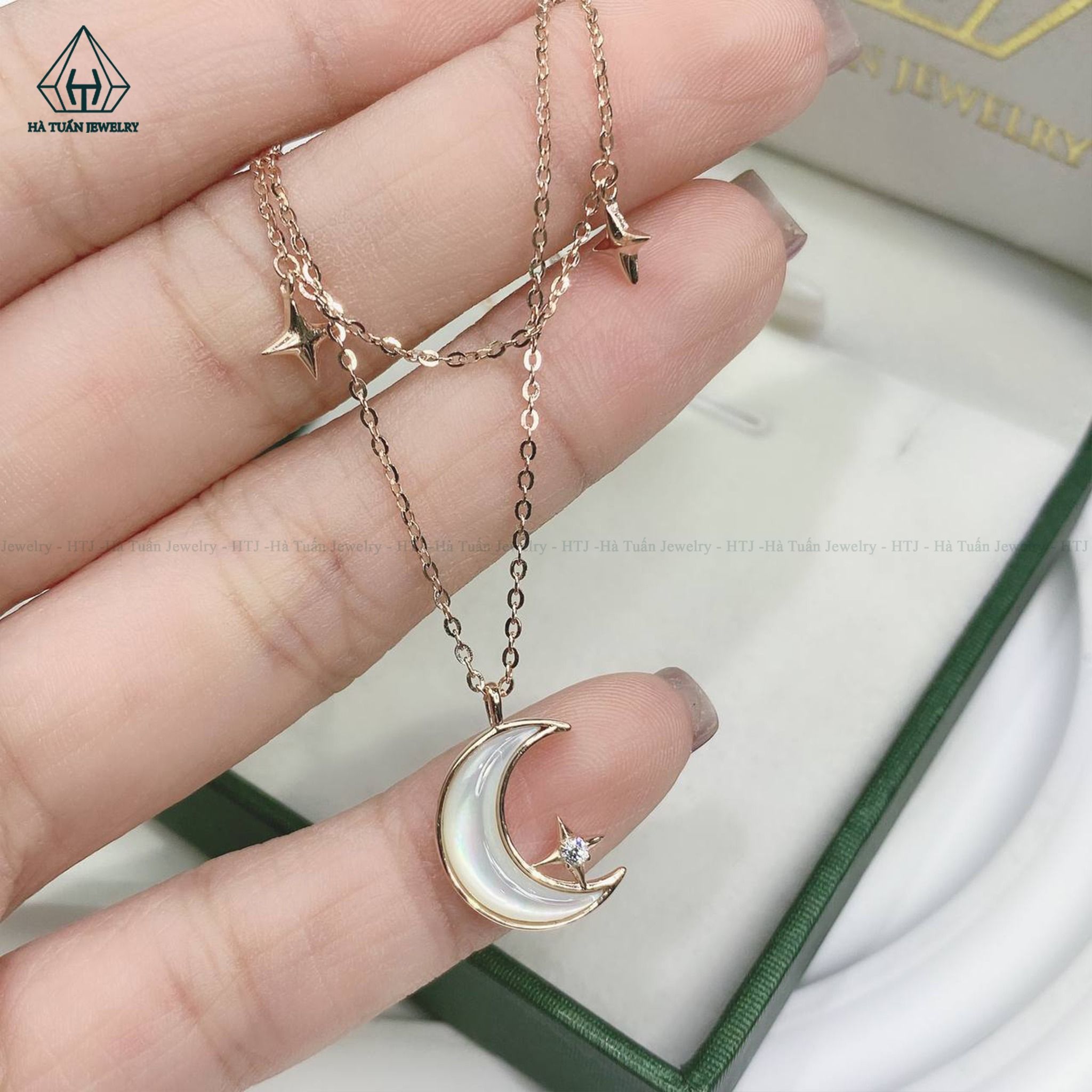N516 Dây liền mặt trăng ngôi sao lấp lánh