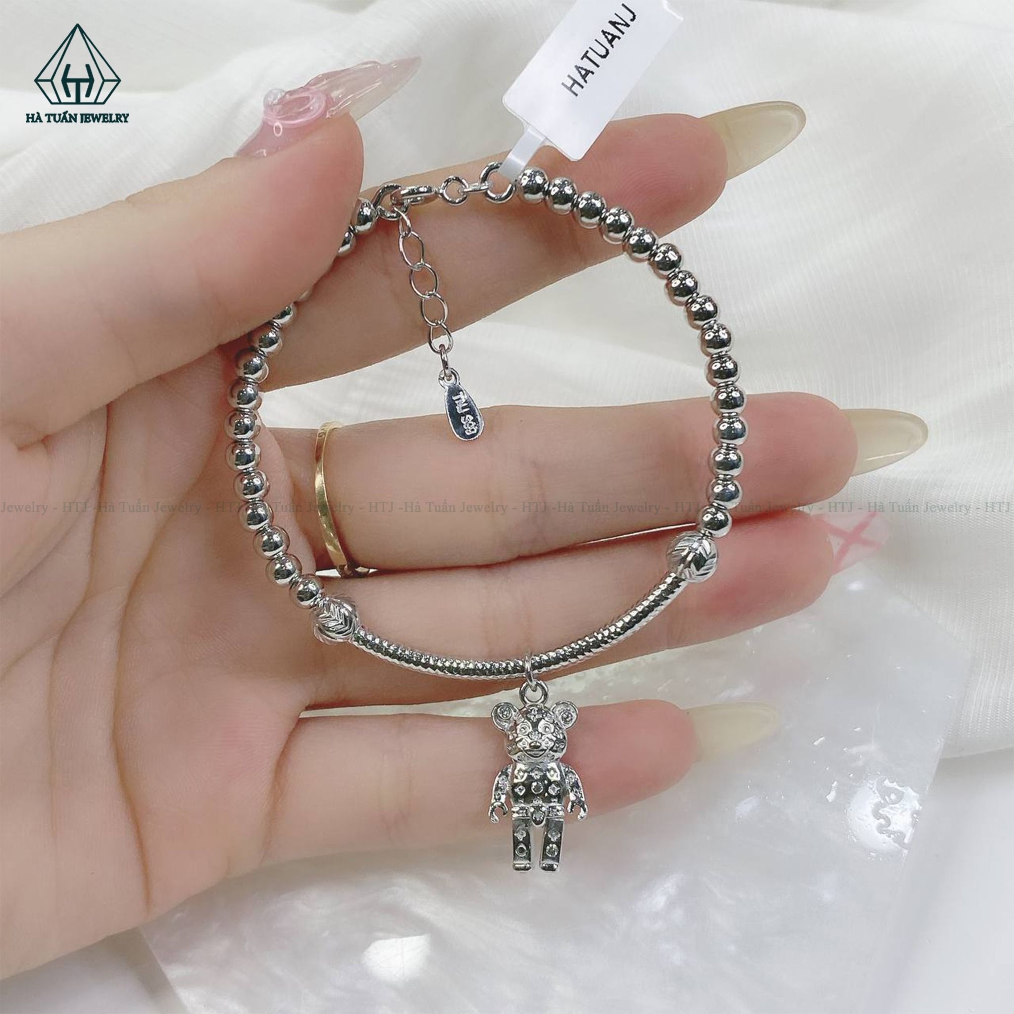 BGX172 Vòng cứng gấu treo