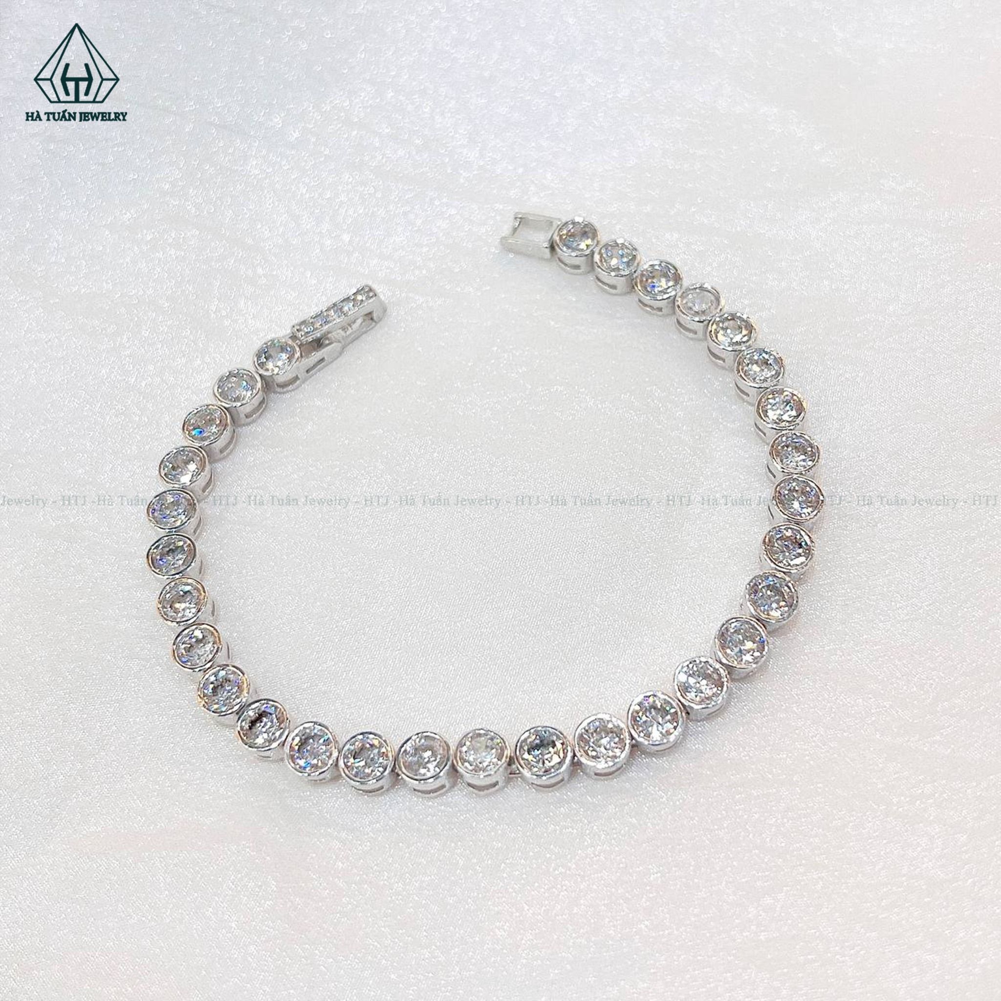 BGX206 Lắc tay Full đá CZ 4mm
