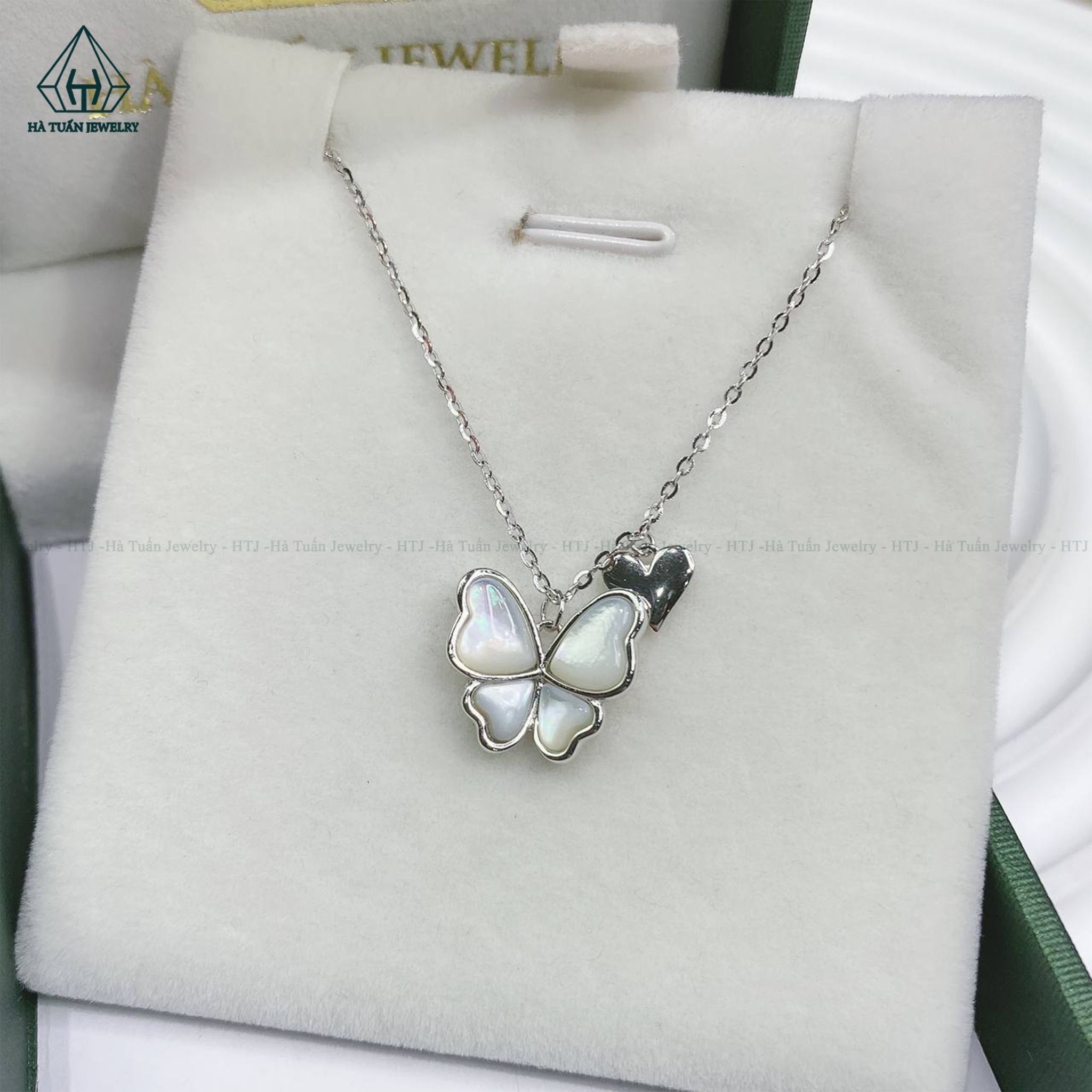 N504 Dây chuyền bướm xà cừ