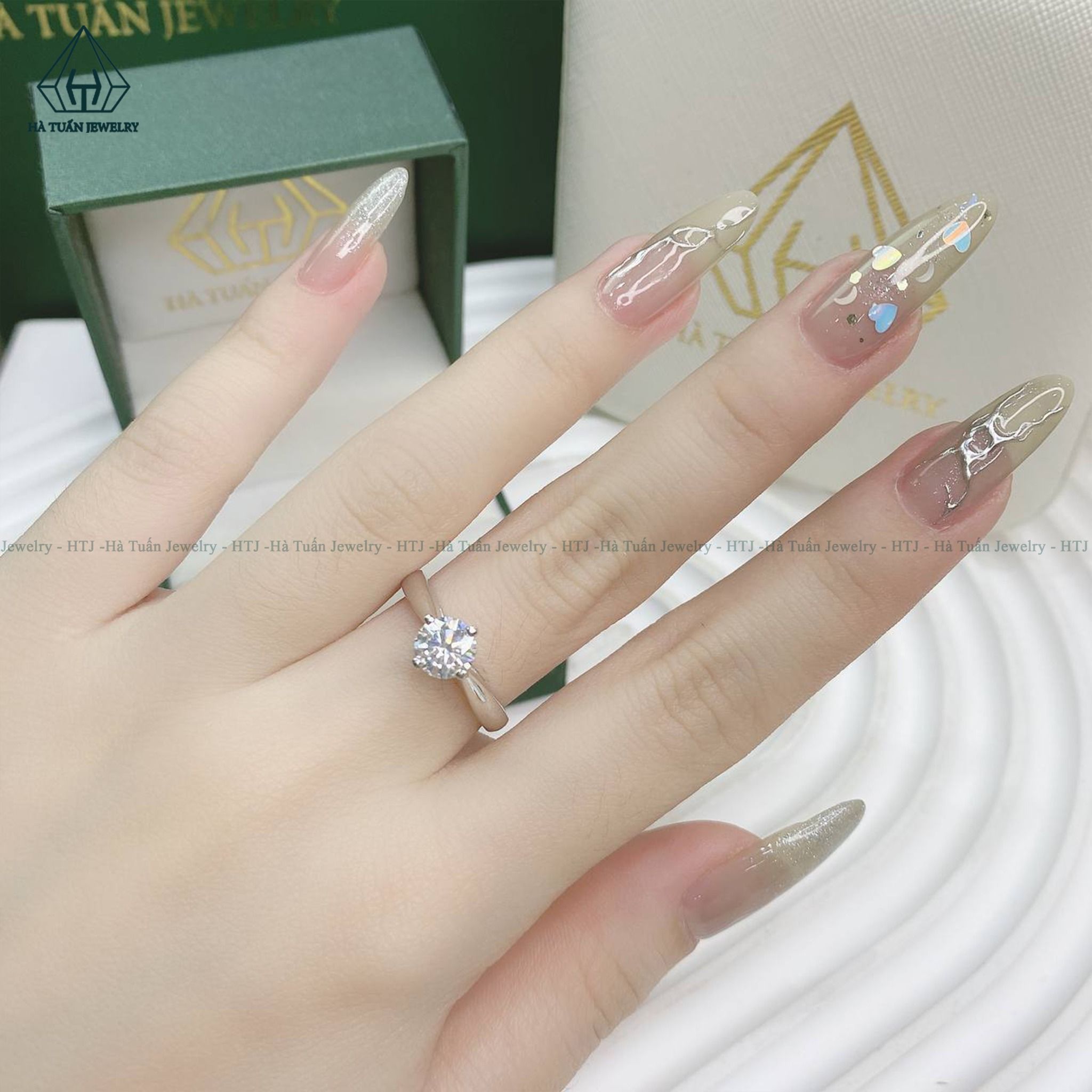 RX333 6mm Nhẫn nữ trơn