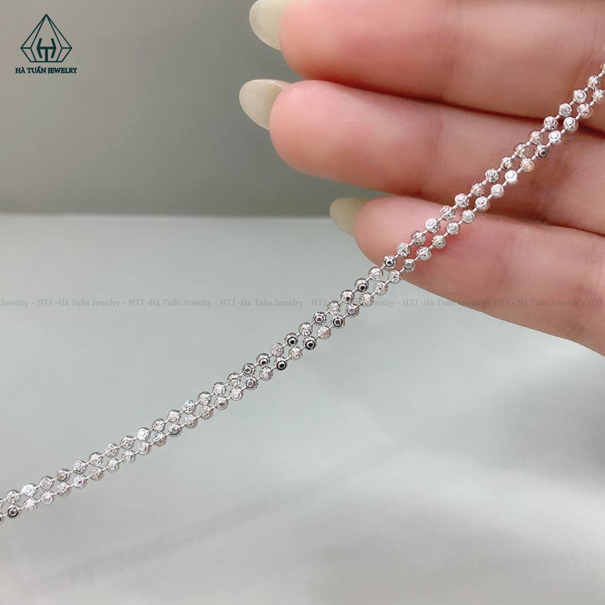NCX102 dây chuyền bi tròn nhỏ 2mm