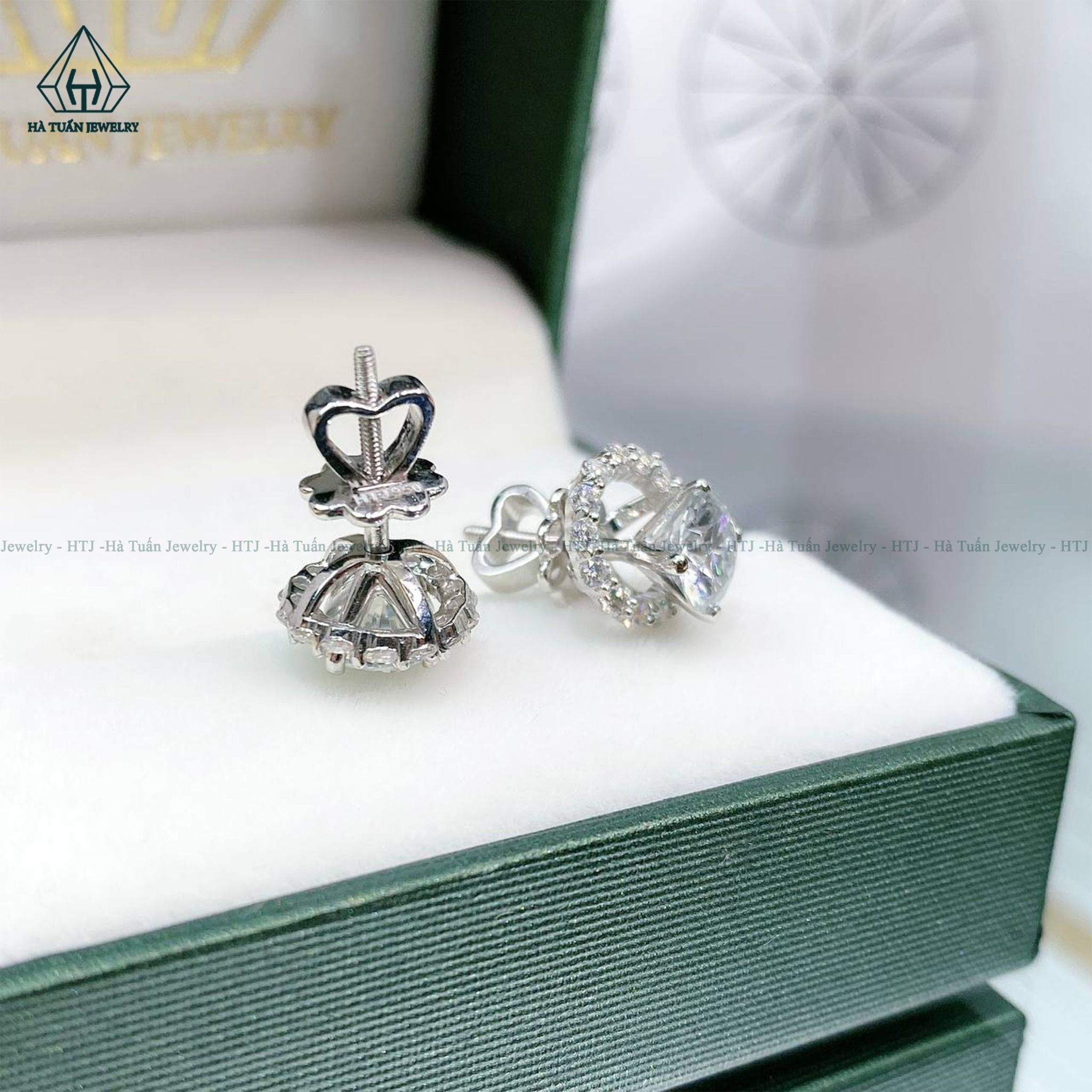 EX172 5-6mm FULL MOIS Bông tai đài xoay