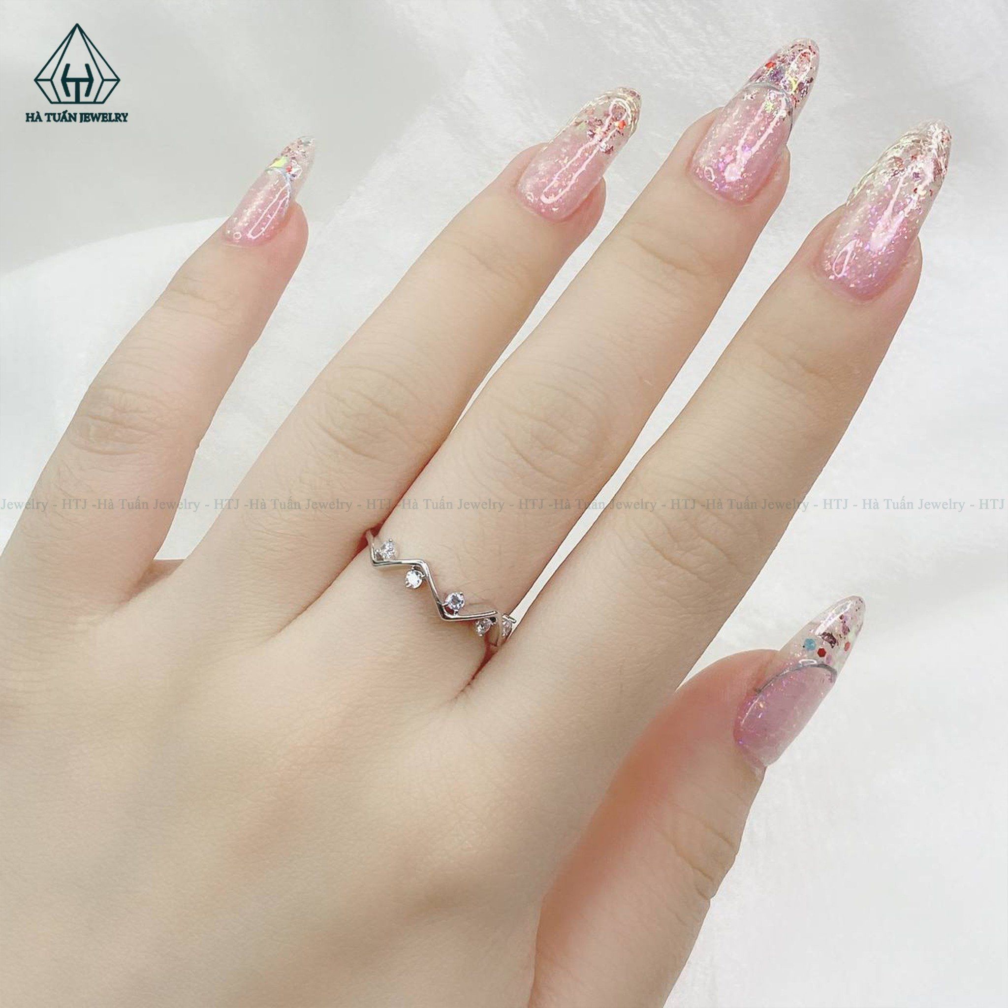 R921 Nhẫn nữ Ziczac