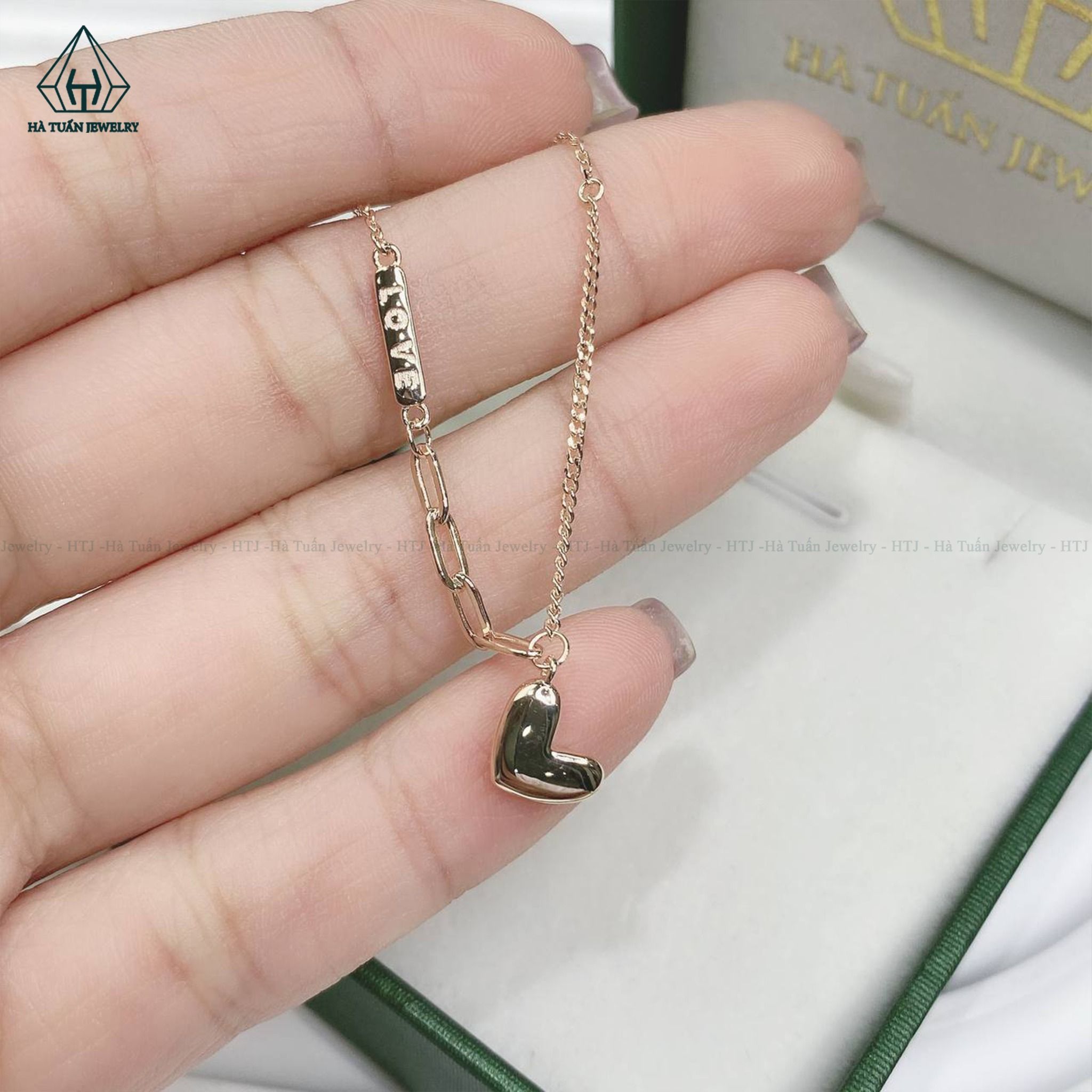 N509 Dây chuyền tim xích