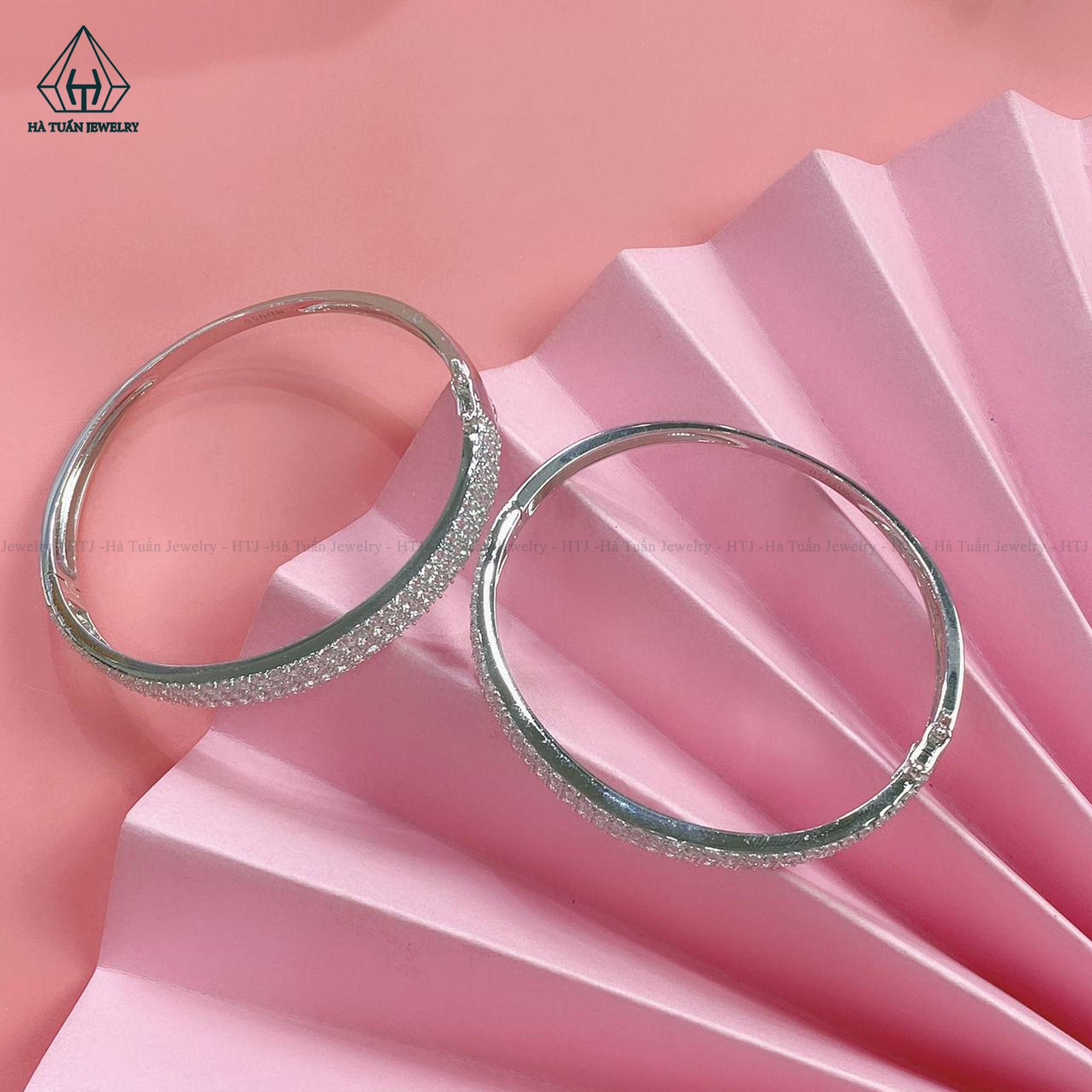 BGX161 Vòng cứng 3 hàng đá