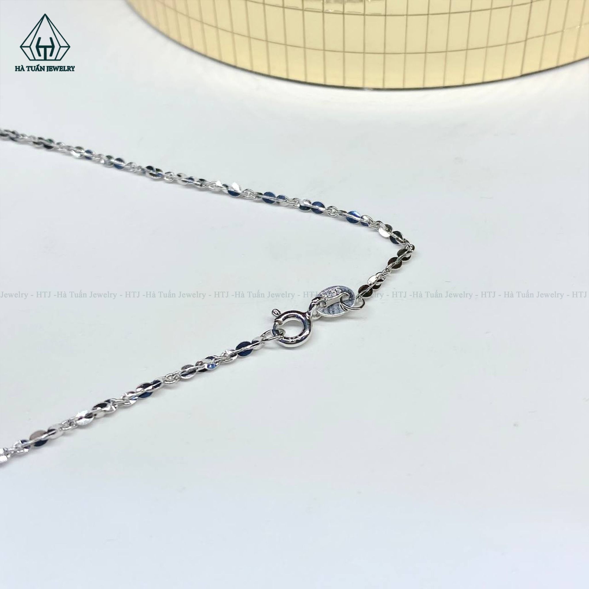 NCX083 dây chuyền xoắn trơn