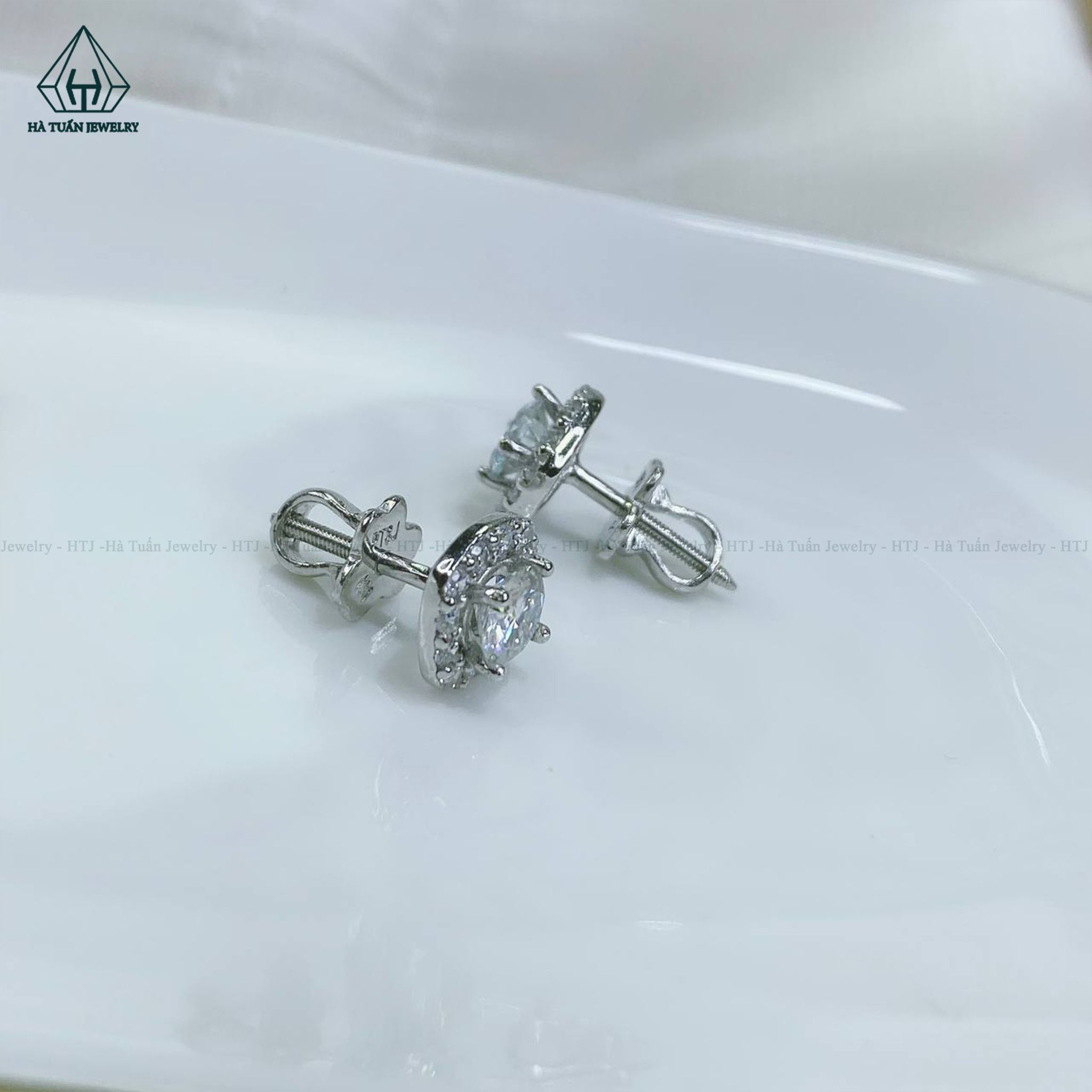 EX274 5mm Bông tai vuông bầu