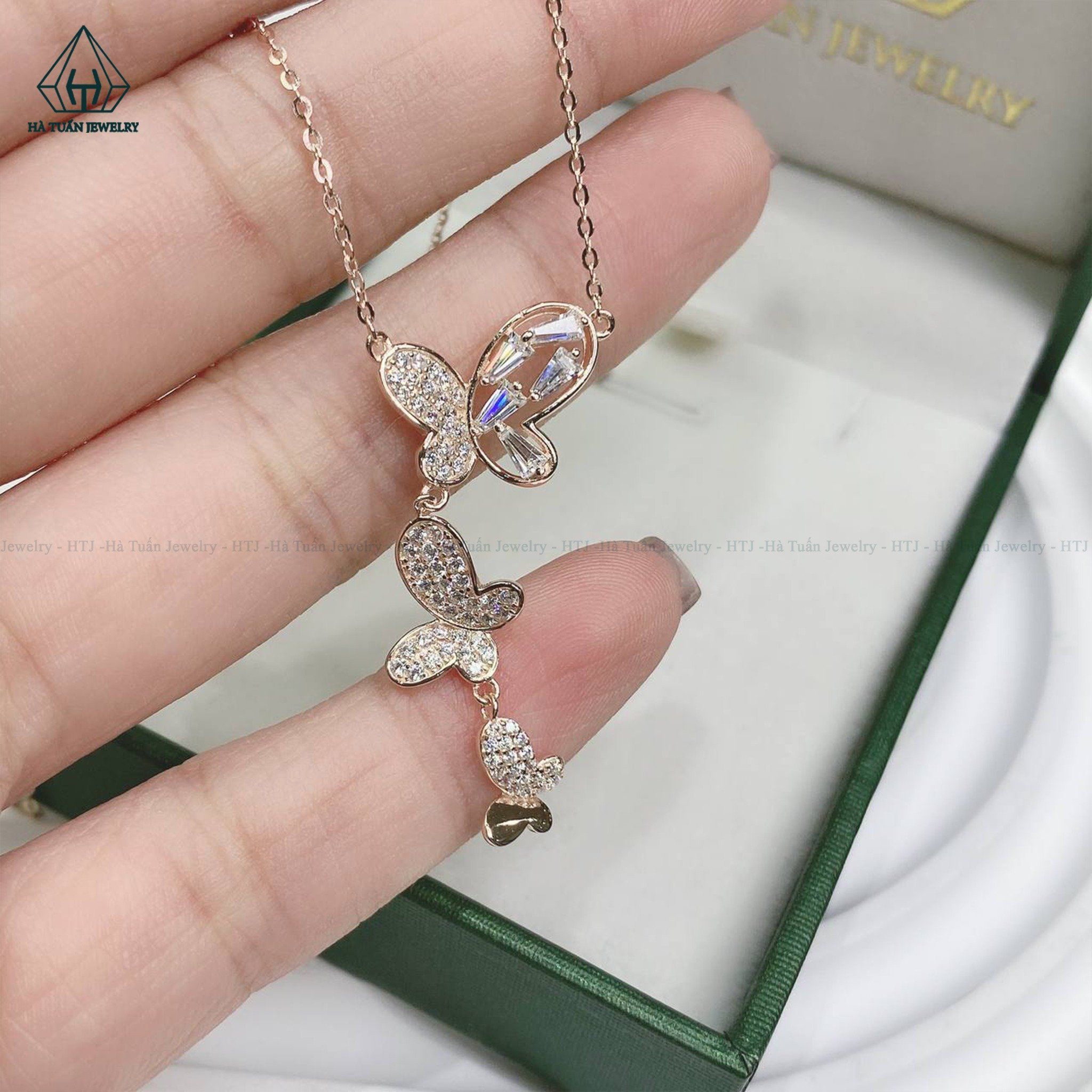 N502 Dây chuyền bướm treo