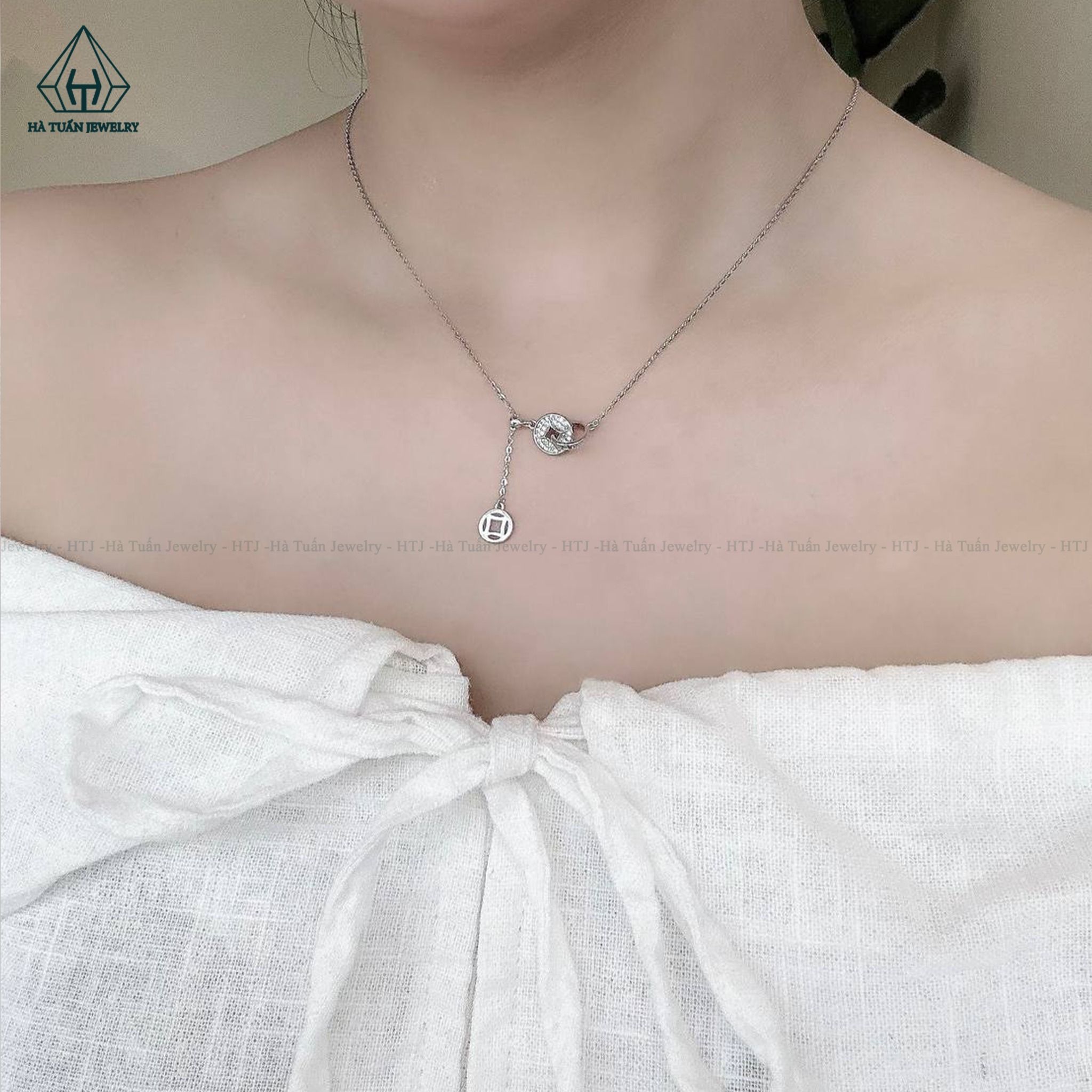 N503 Dây chuyền kim tiền treo