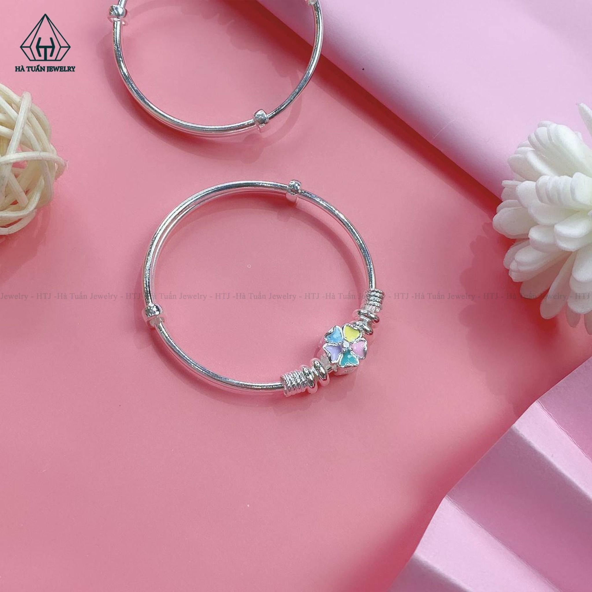 BGB102 Vòng cứng hoa ngũ sắc