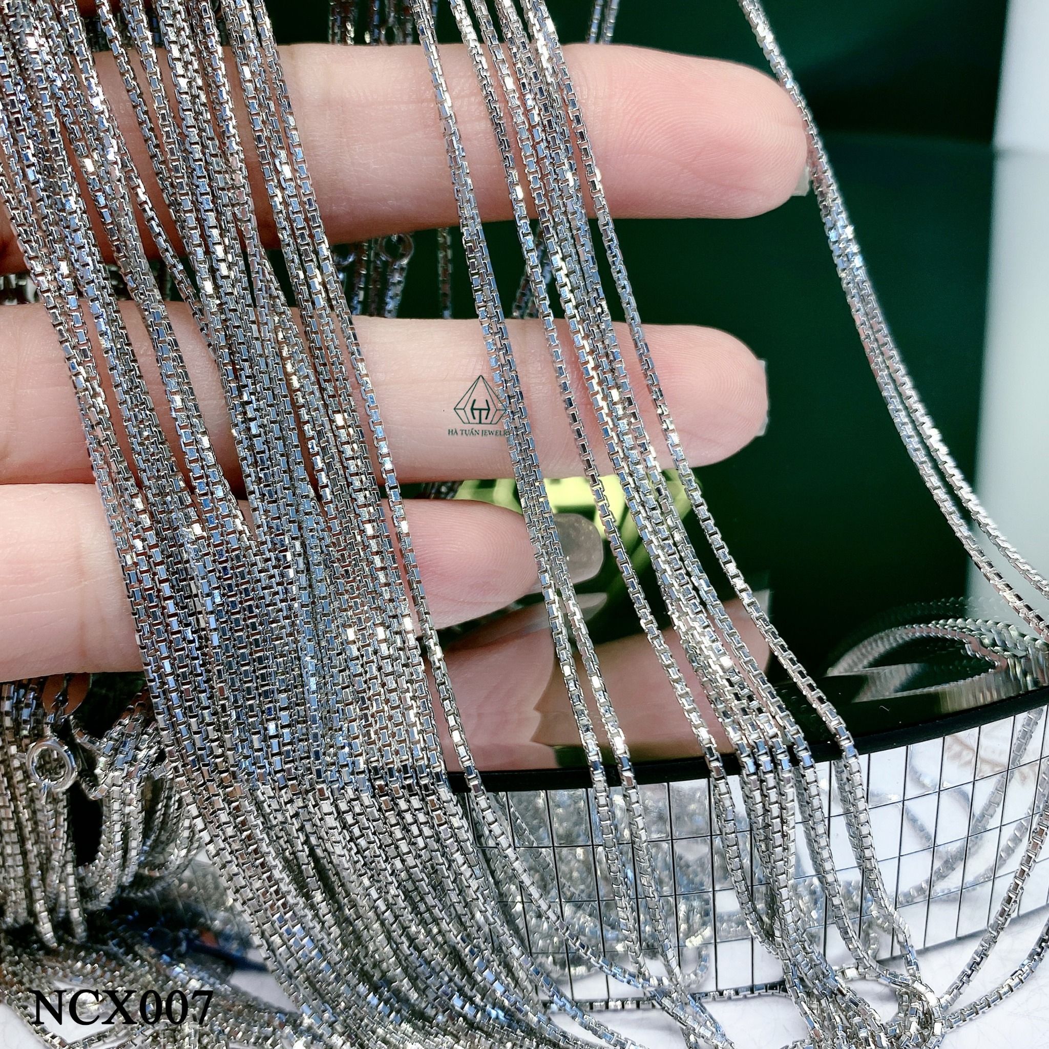 NCX007 1.2mm Dây chuyền hộp nhỏ