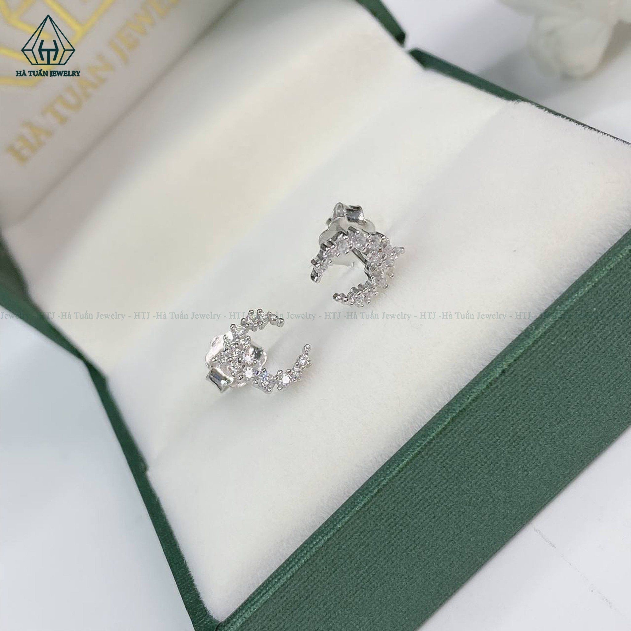 E938 Bông tai mặt trăng