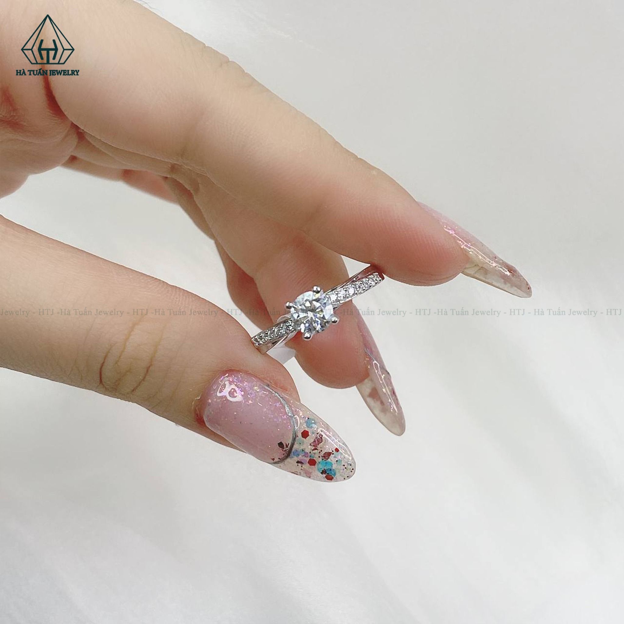 RX381 5.4mm Nhẫn nữ đai bắt chéo