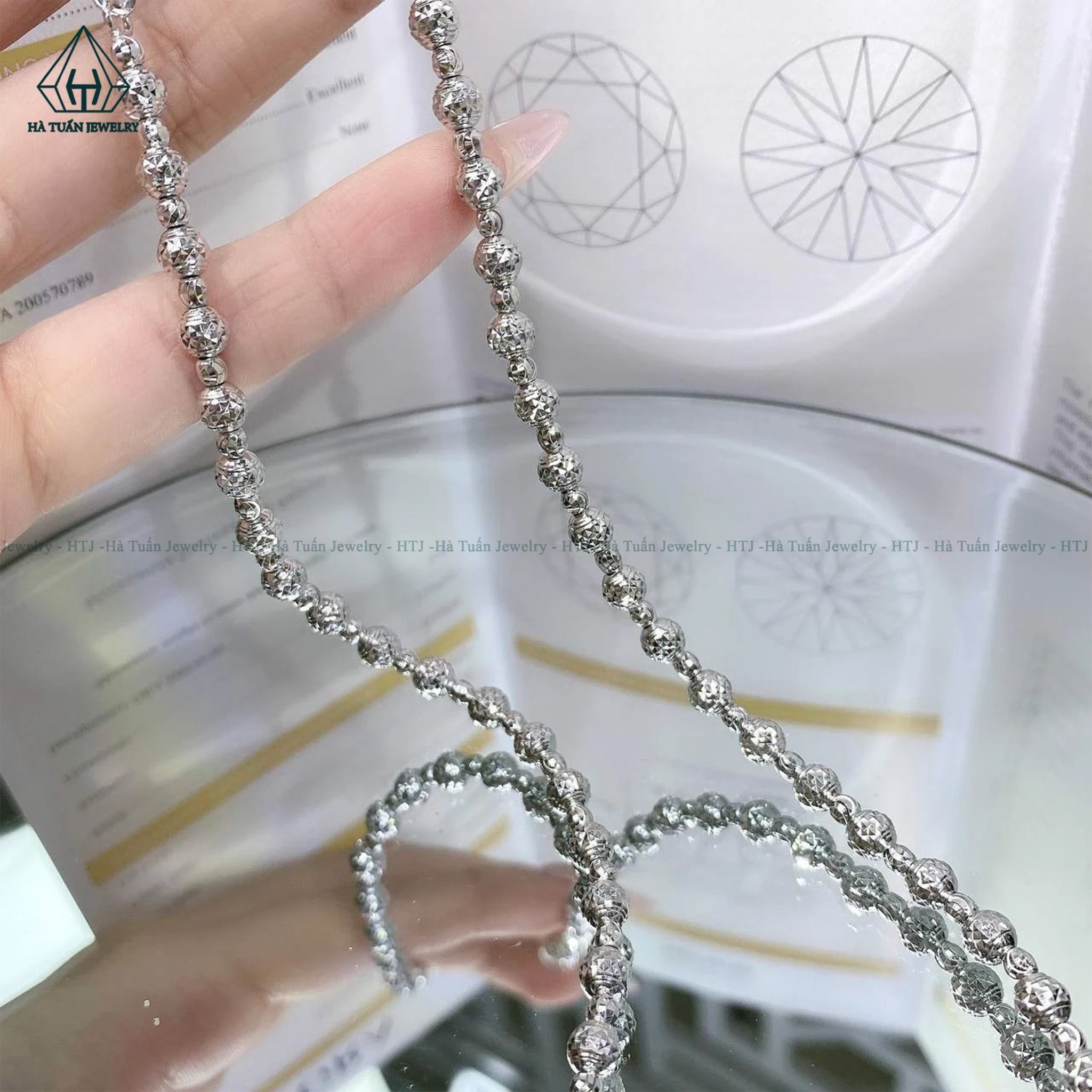 NCX067 Dây chuyền bi móc máy