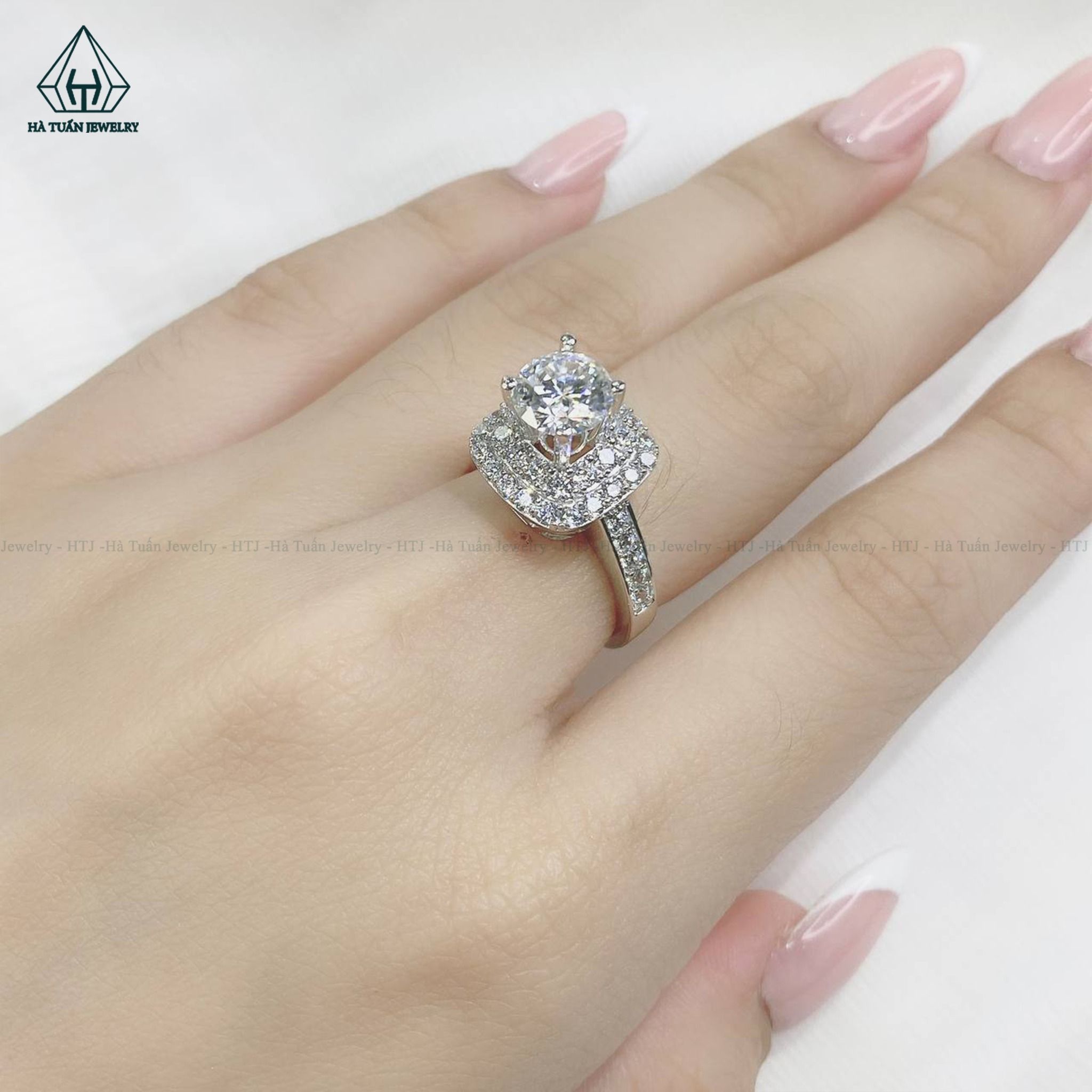 RX356 7.2mm Nhẫn nữ mặt vuông