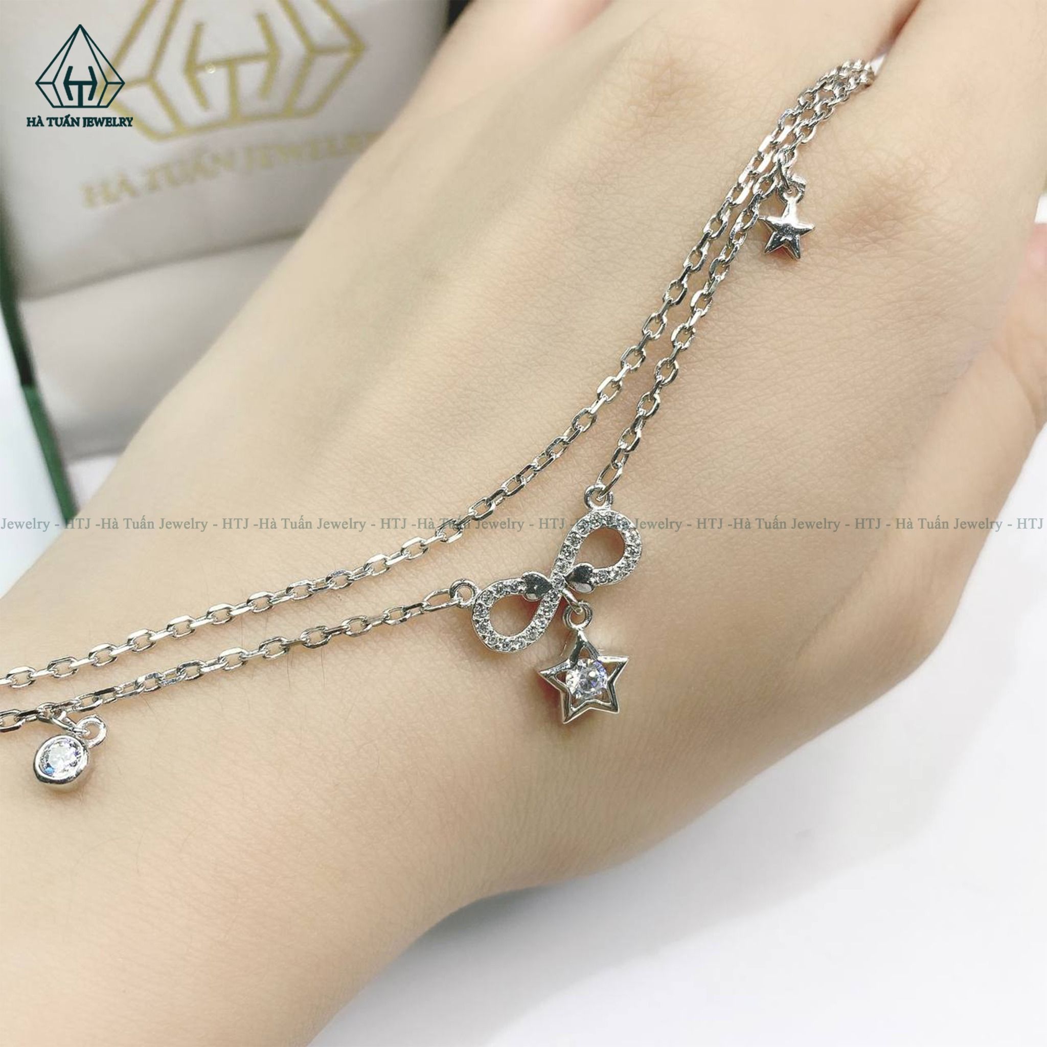 A334 Lắc chân đôi ngôi sao vô cực