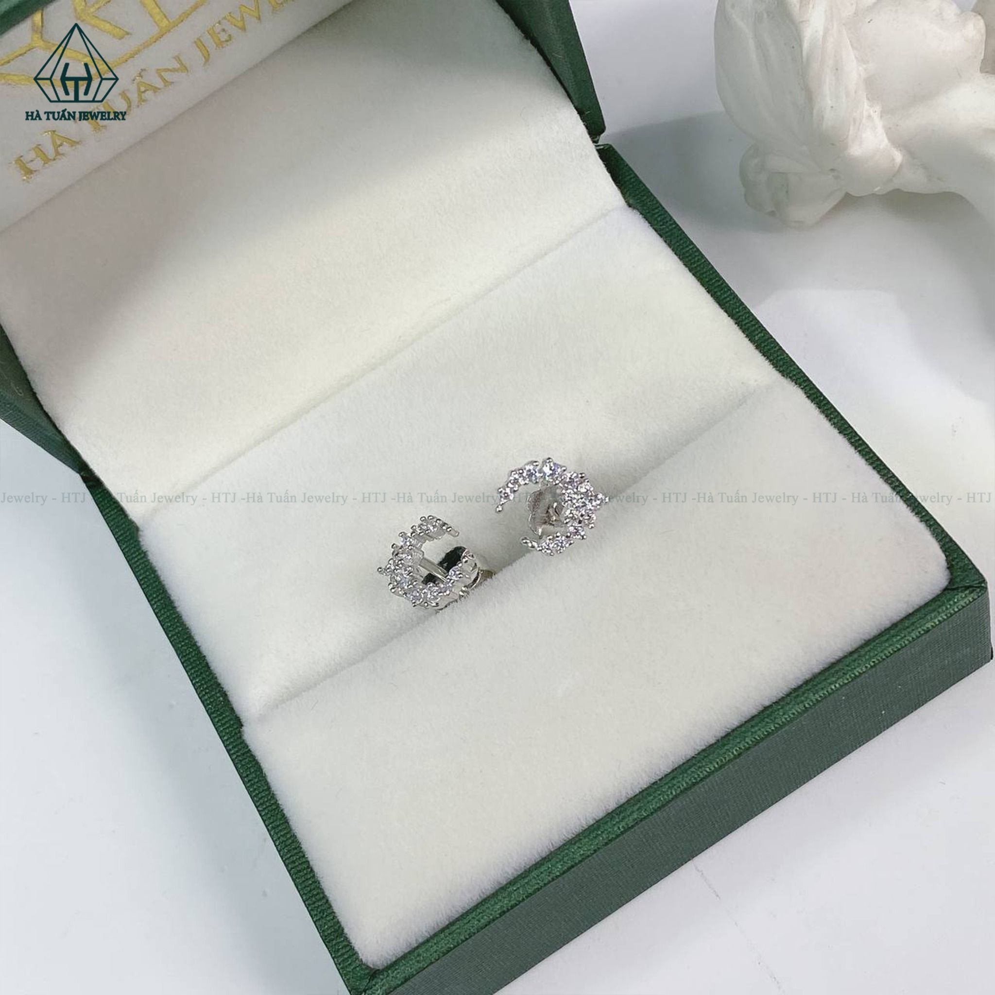 E938 Bông tai mặt trăng
