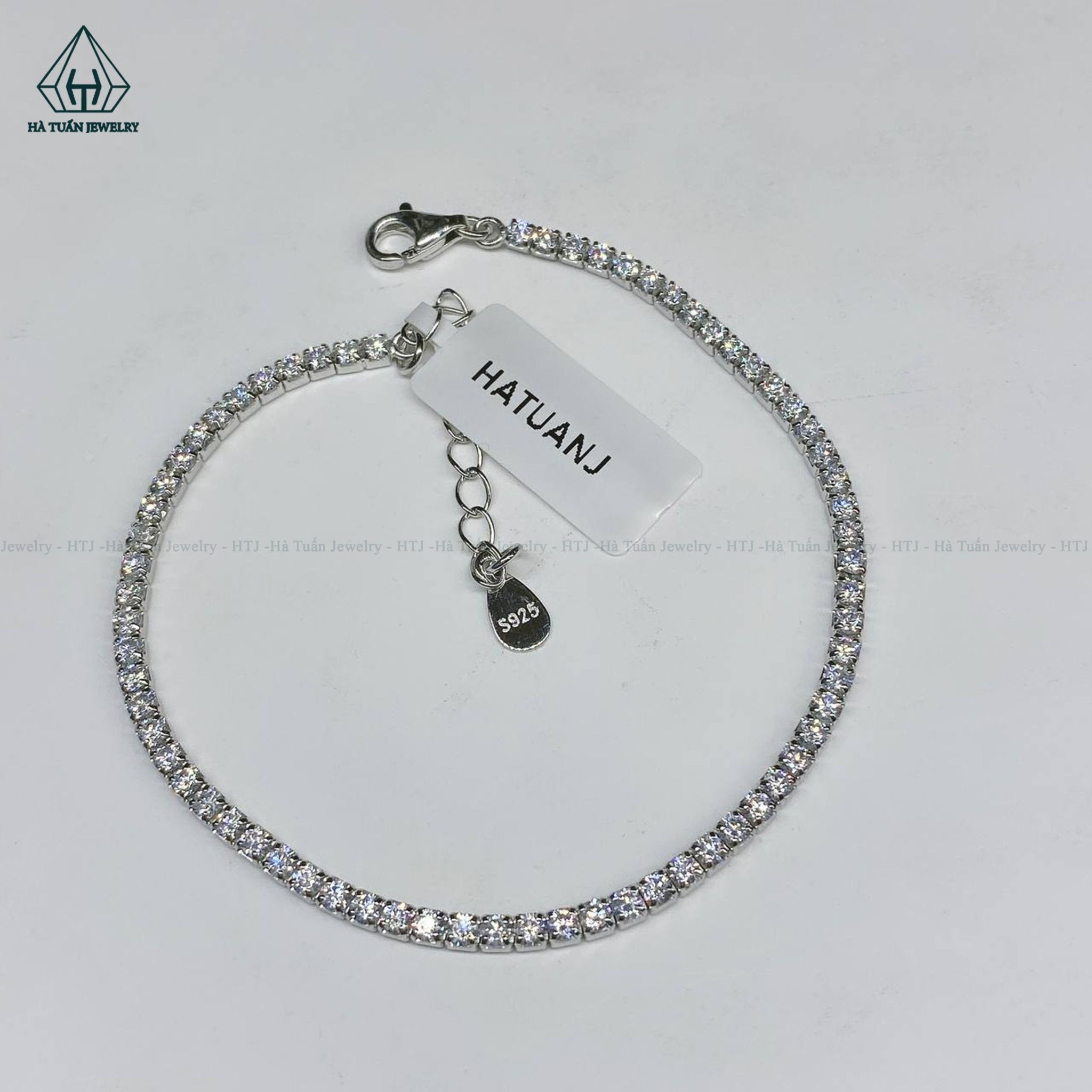 BGX145 3mm Lắc tay full đá CZ