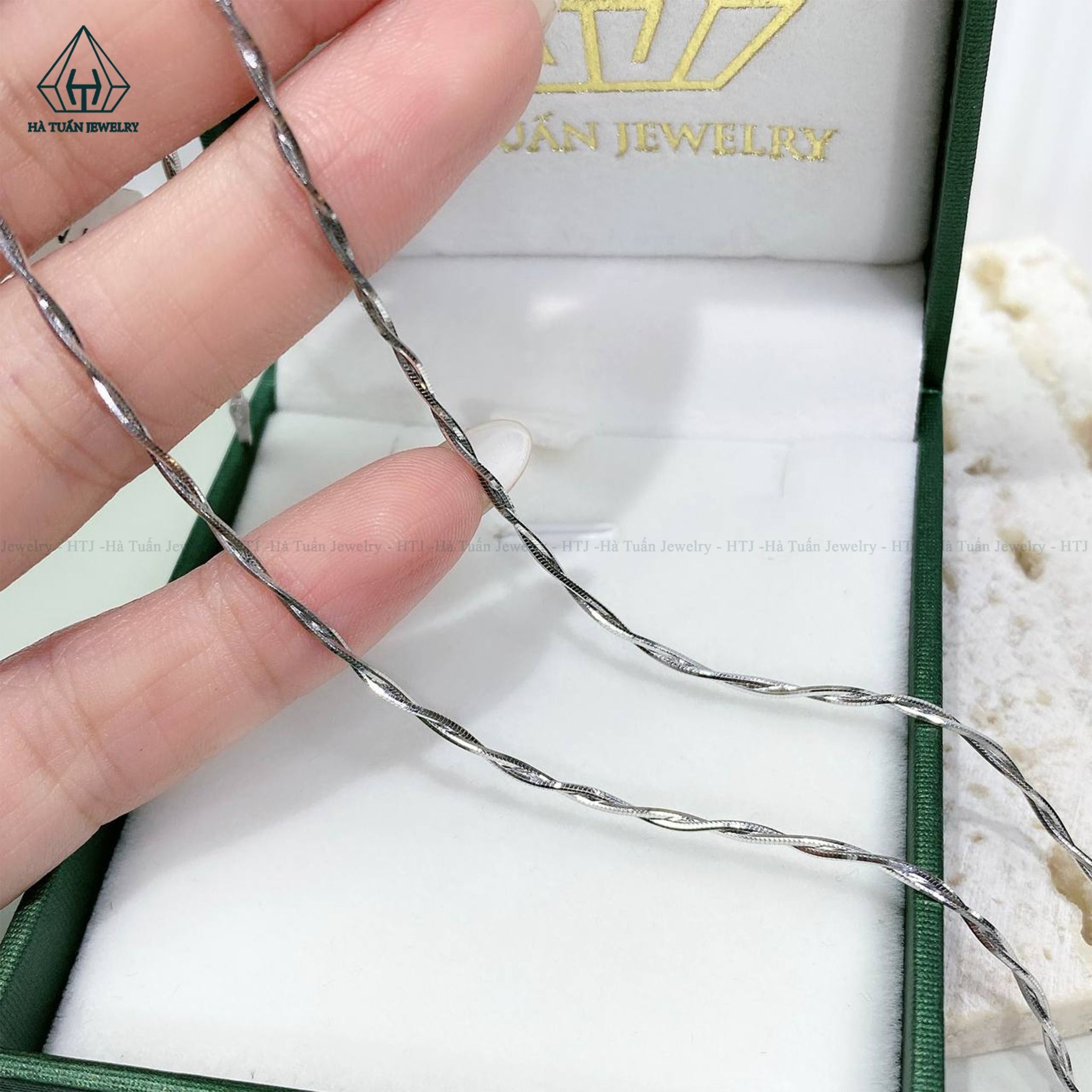 NCX070 Dây chuyền mì bóng 2 xoắn
