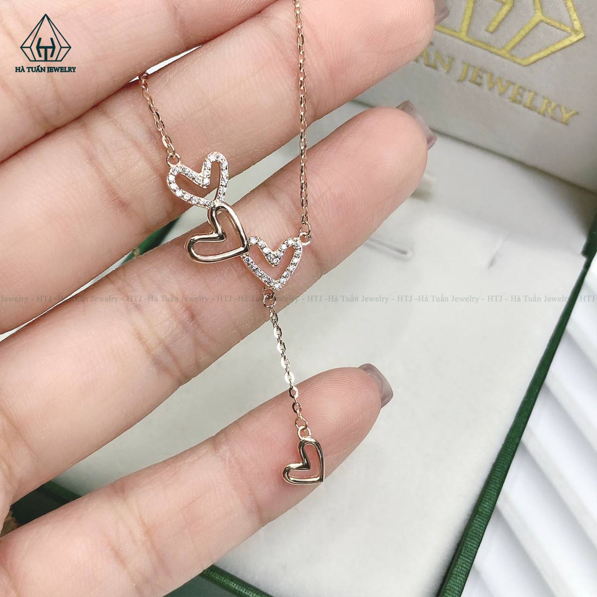 N508 Dây chuyền tim treo