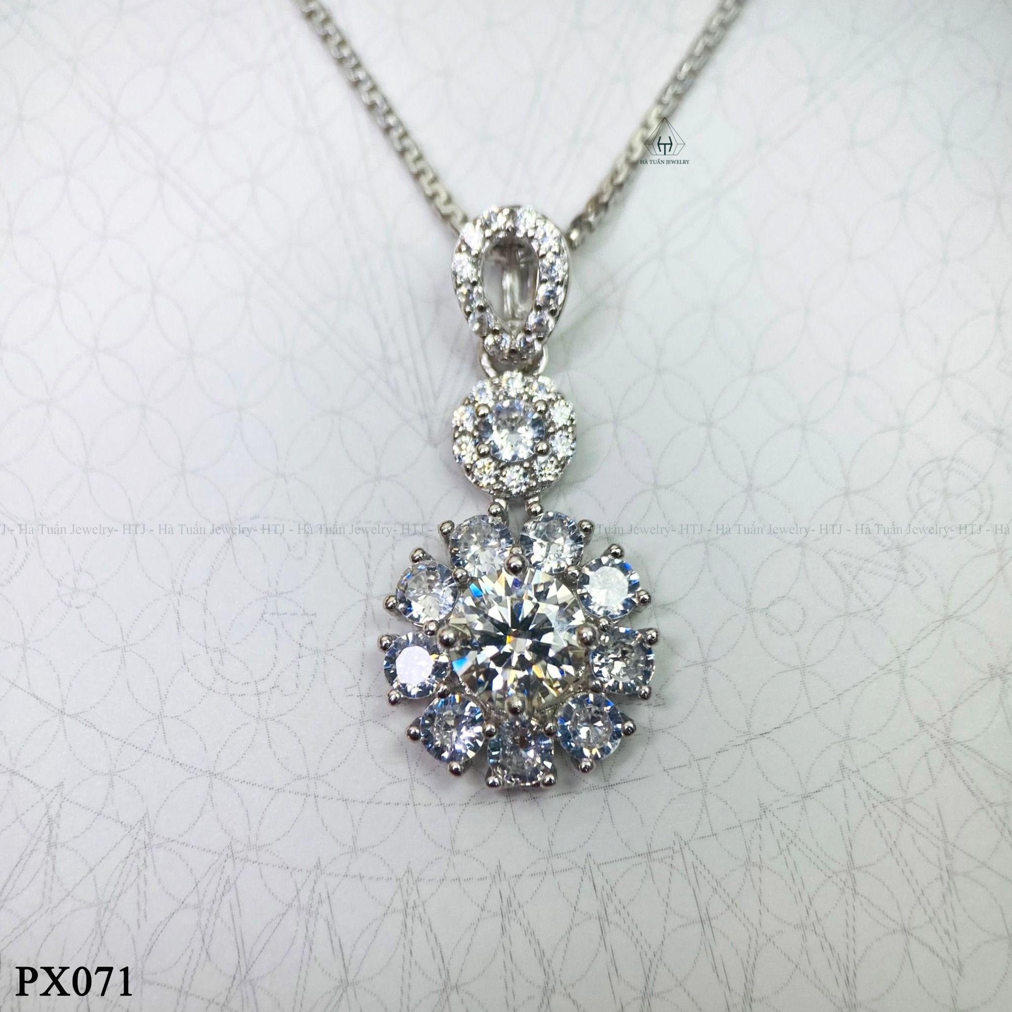 PX071 6.3mm Mặt hoa chín cánh
