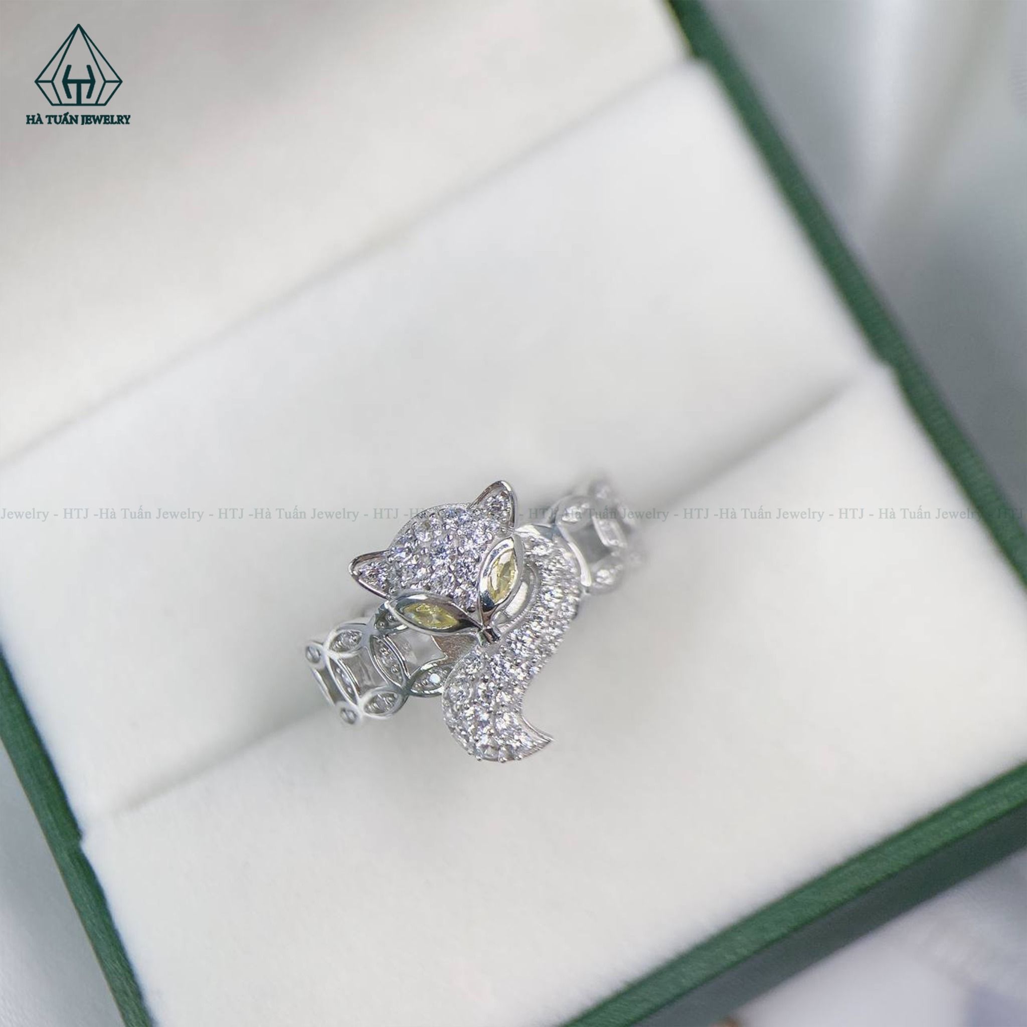 R924 Nhẫn kim tiền mặt hồ ly