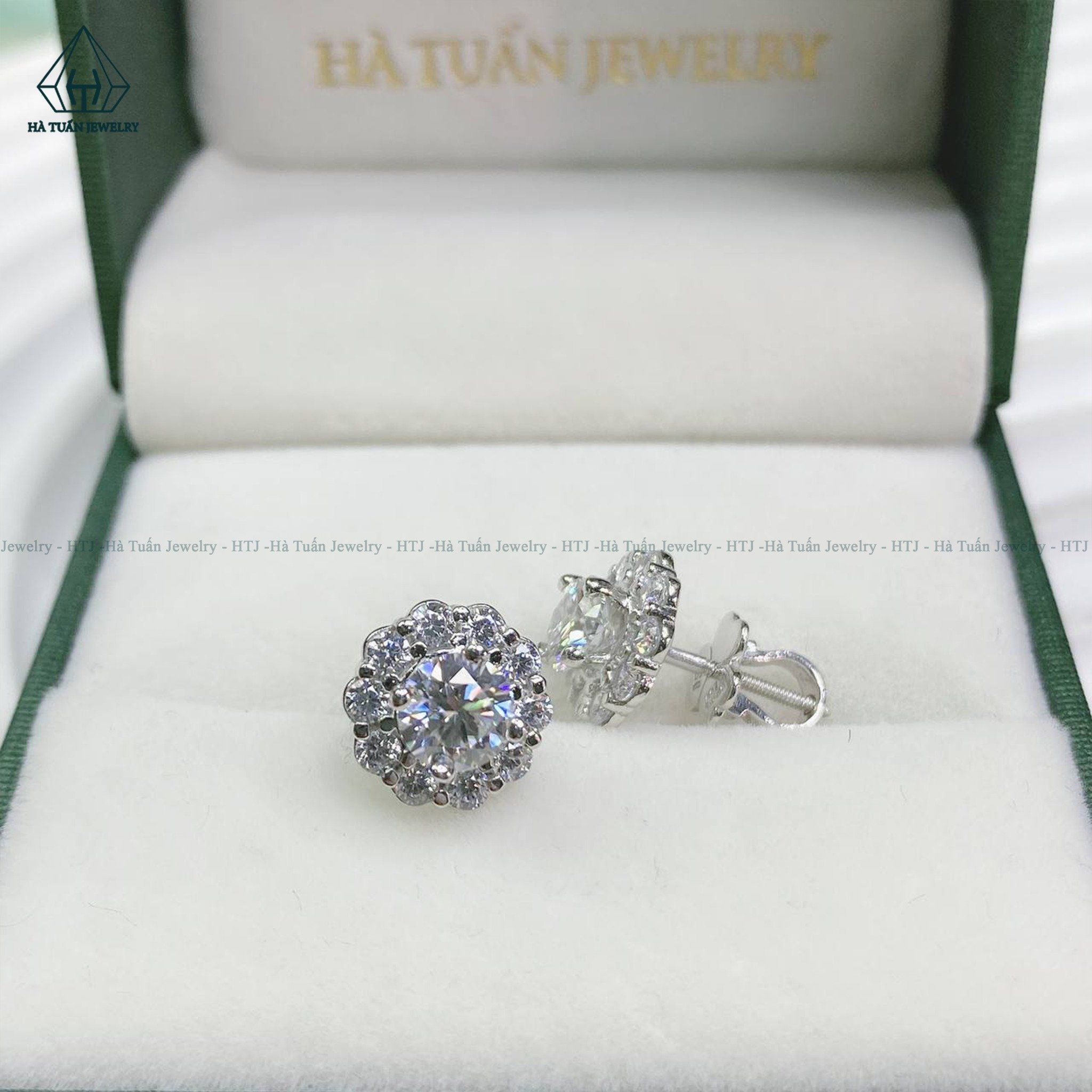 EX229 5.4mm Bông tai 10 cánh tròn