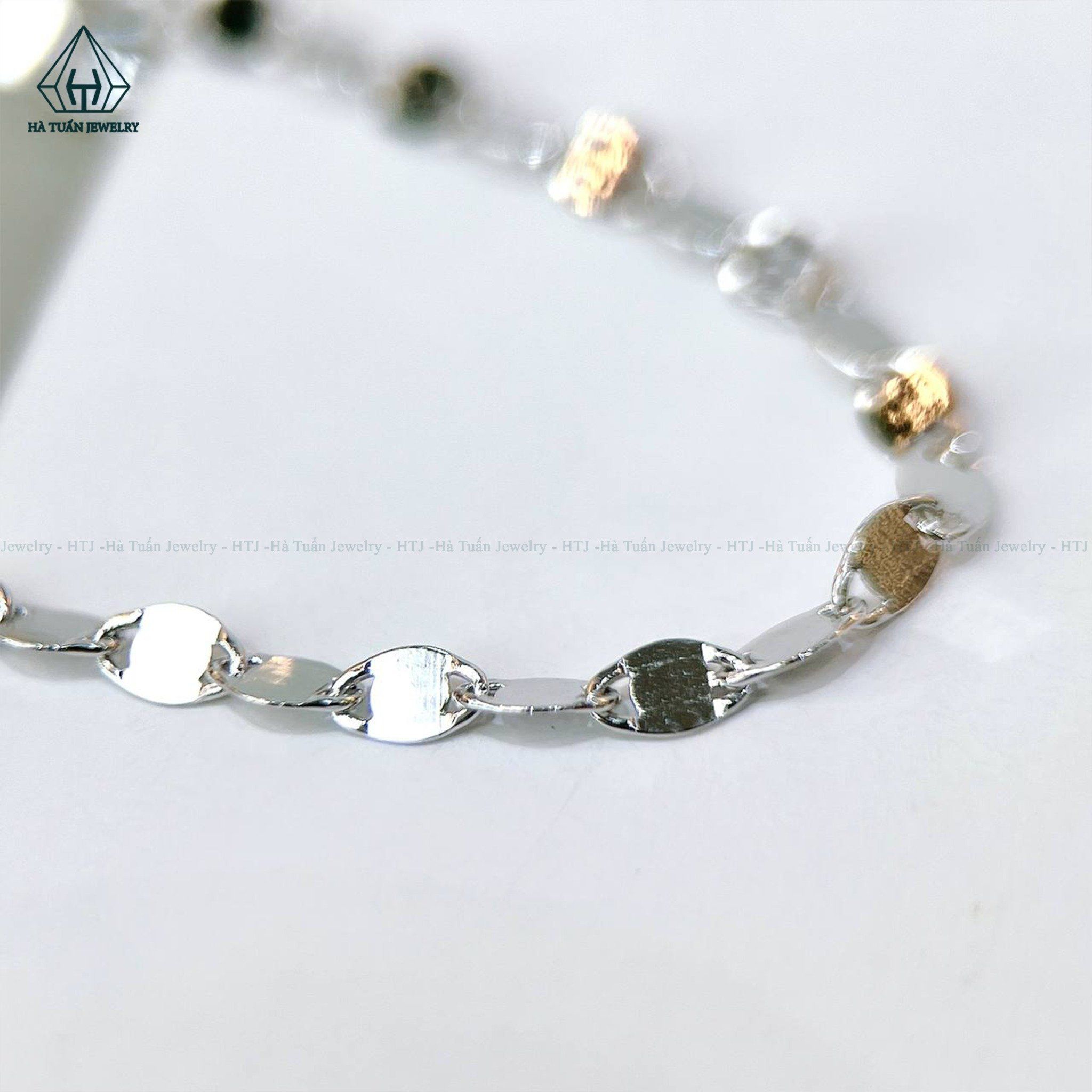 NCX105 dây chuyền lá trơn