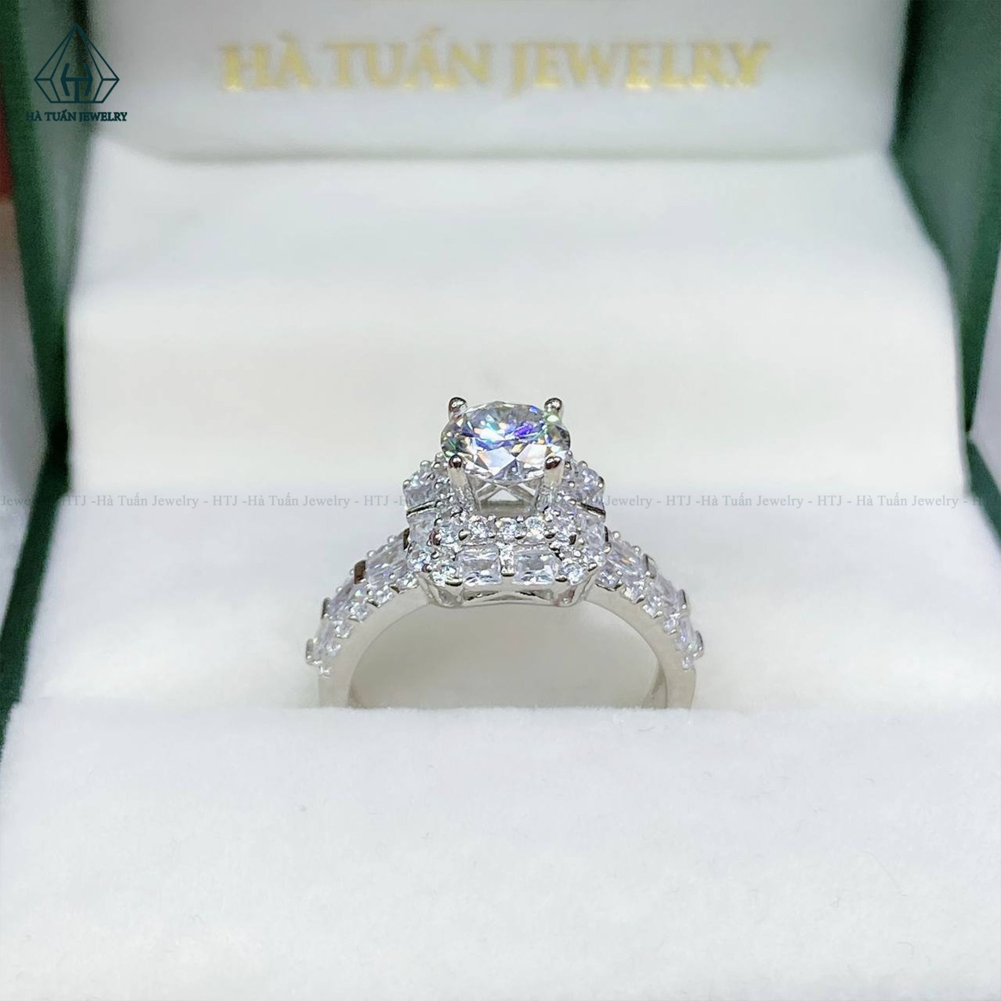 RX365 6mm Nhẫn nữ phối Baguette