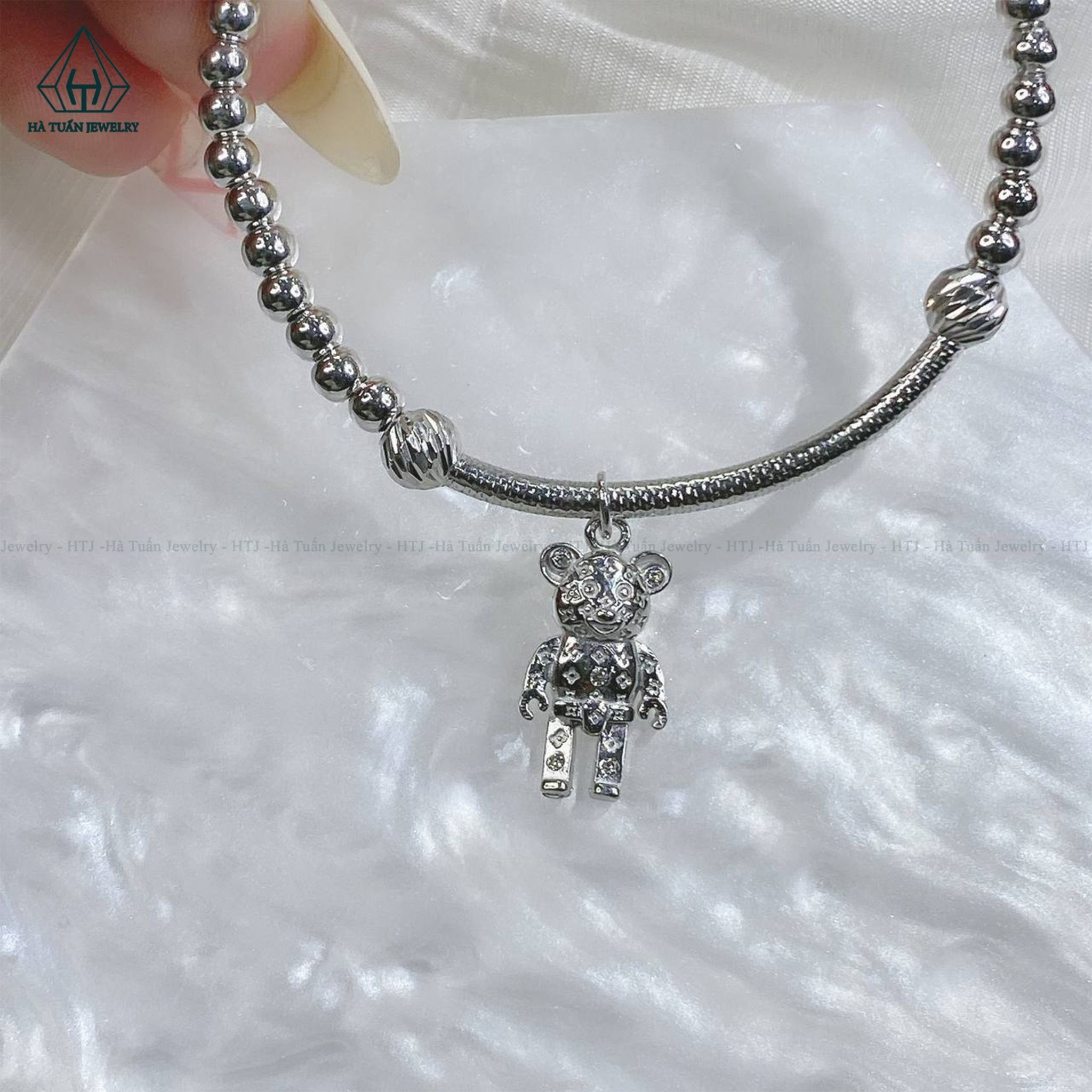 BGX172 Vòng cứng gấu treo