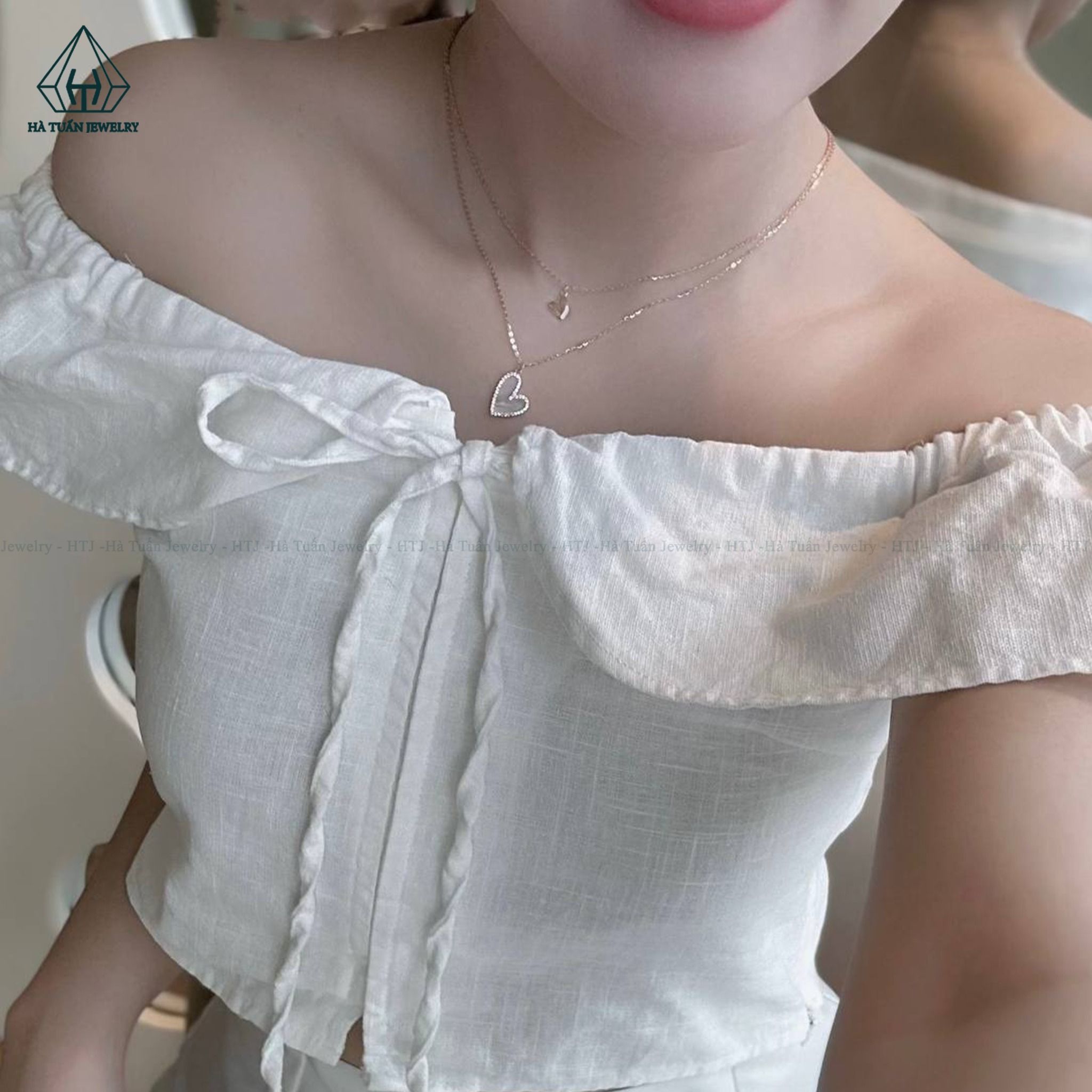 N515 Dây liền mặt tim vàng