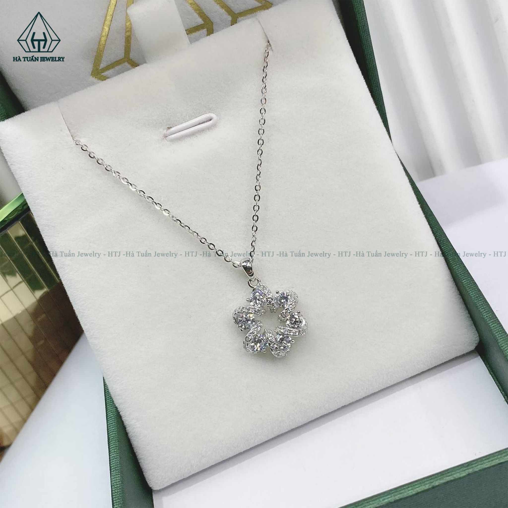 NX059 Dây chuyền hoa tuyết