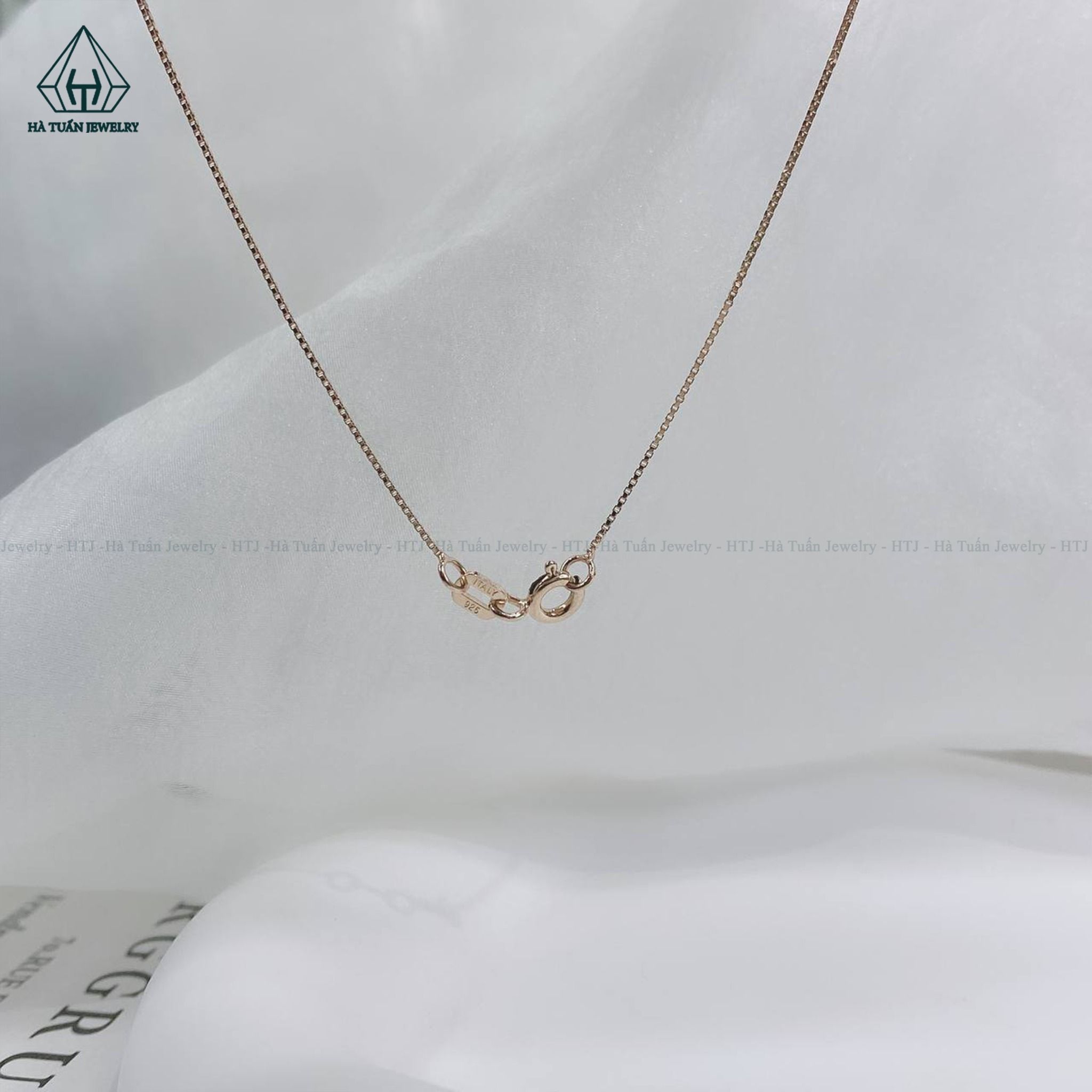NC179 Dây chuyền xi vàng hồng