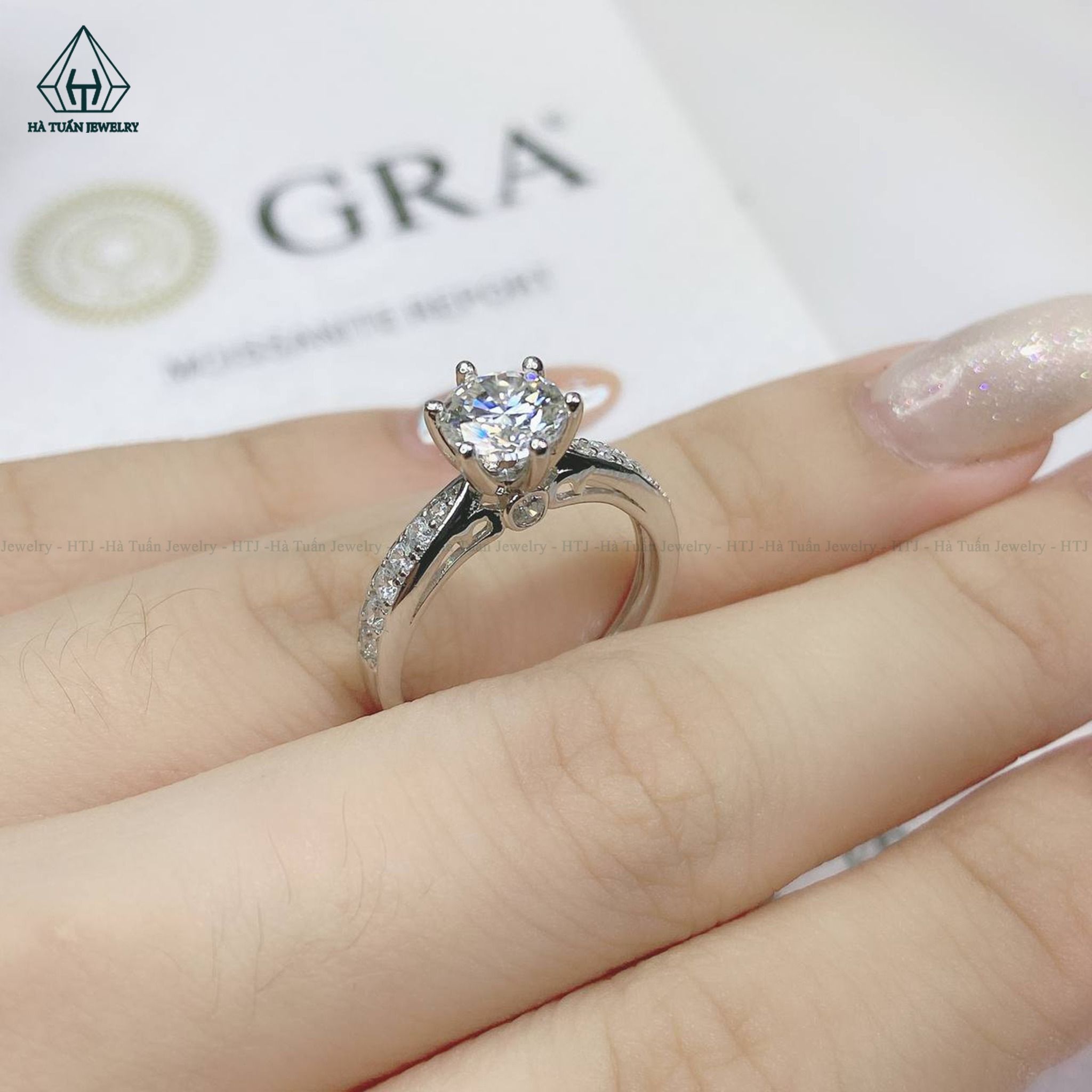RX387 6.5mm Nhẫn nữ đá