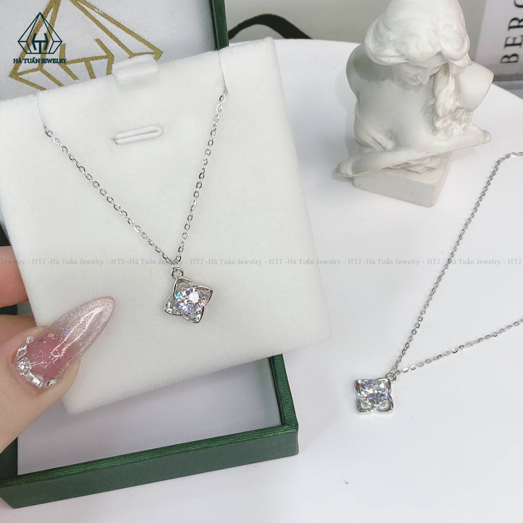 N521 Dây chuyền mặt chong chóng 4 cánh