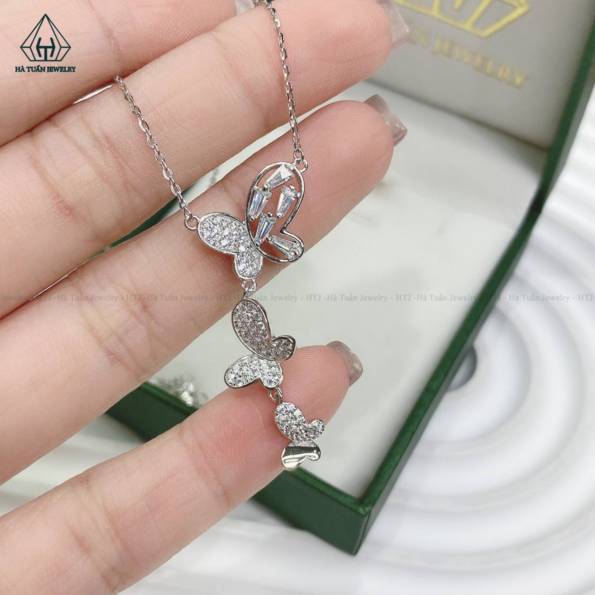 N502 Dây chuyền bướm treo