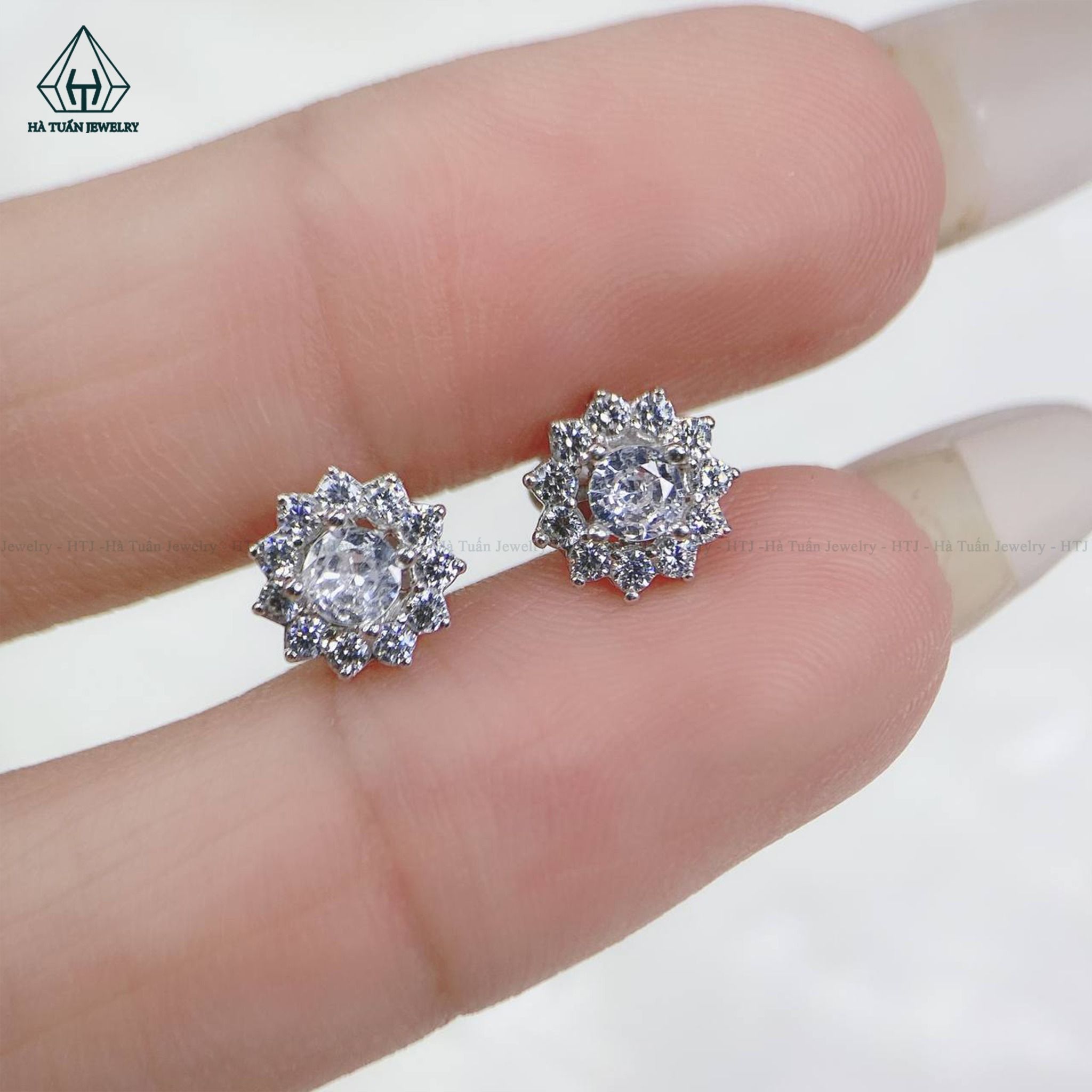 EX266 3.6mm Bông tai mặt trời chuôi đẩy