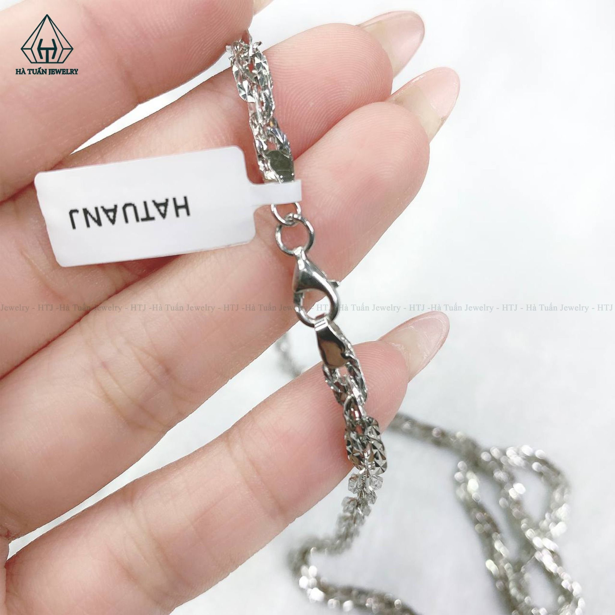 NCX089 4mm Dây chuyền xoắn móc máy