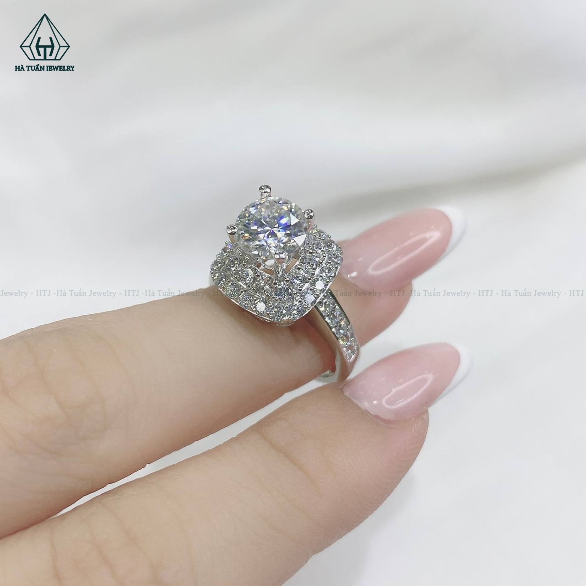 RX356 7.2mm Nhẫn nữ mặt vuông