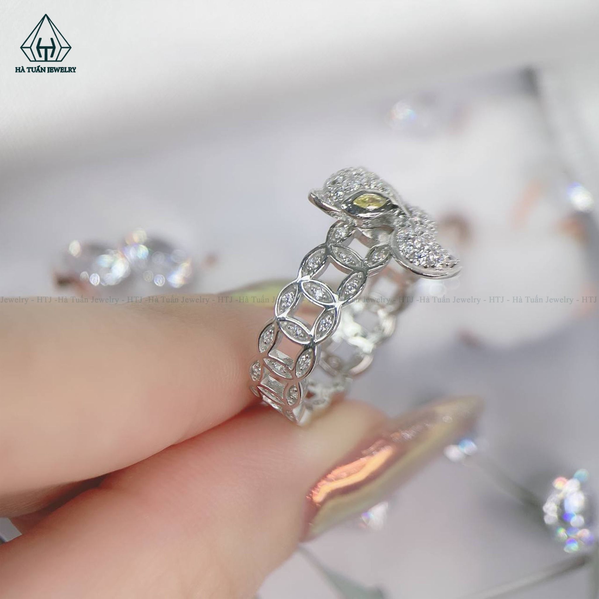R924 Nhẫn kim tiền mặt hồ ly