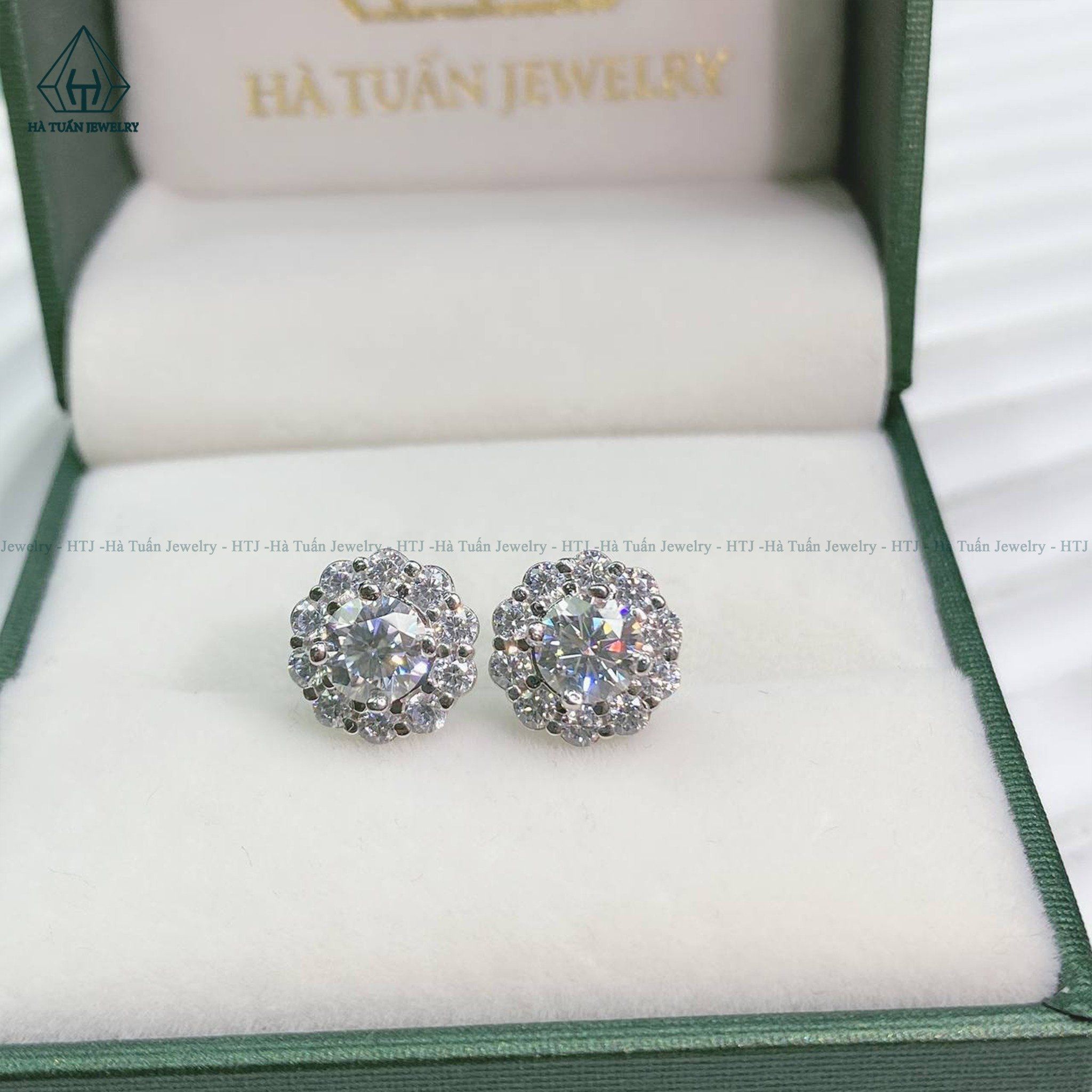 EX229 5.4mm Bông tai 10 cánh tròn