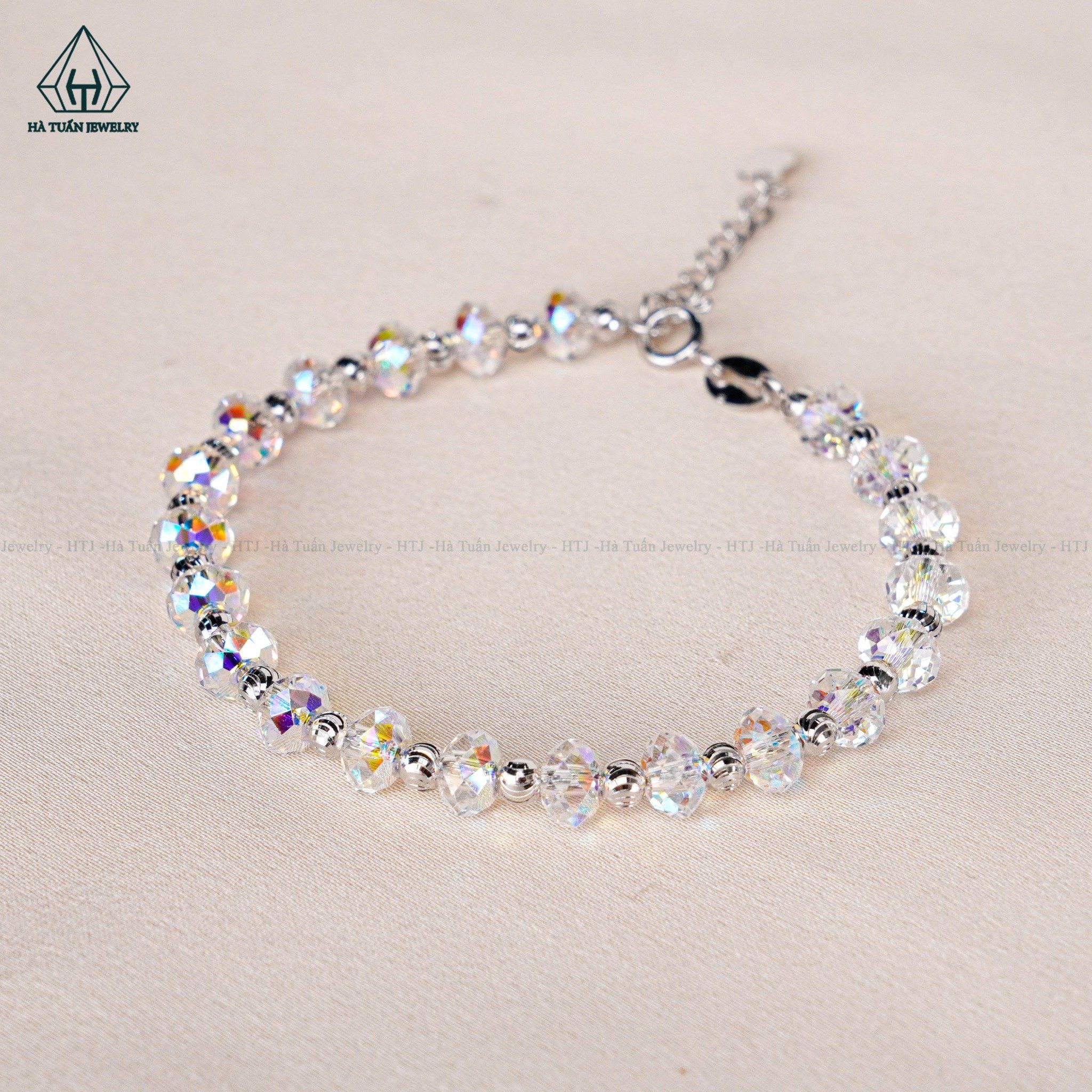 B799 Lắc tay pha lê 6mm